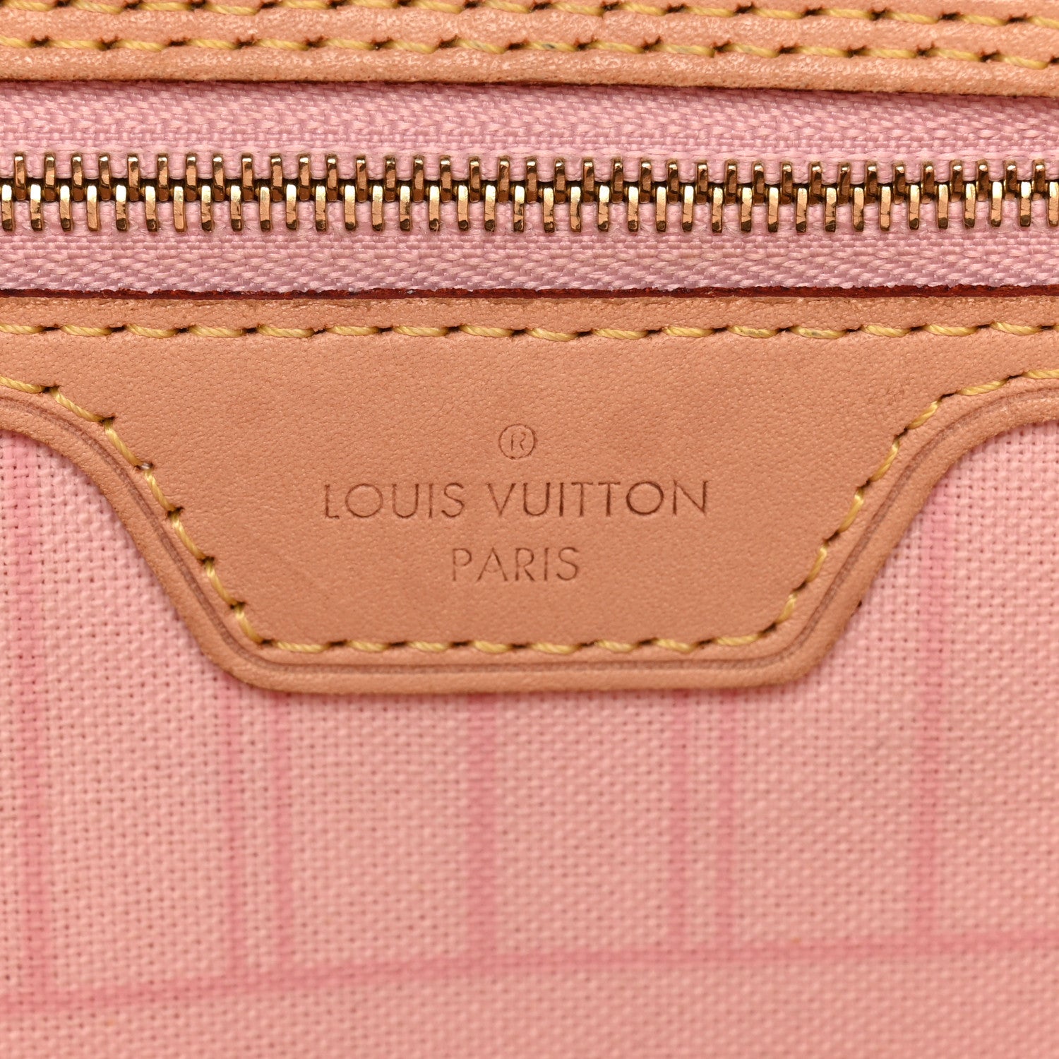 Louis Vuitton Damier Azur Neo Neverfull MM Rose Ballerine