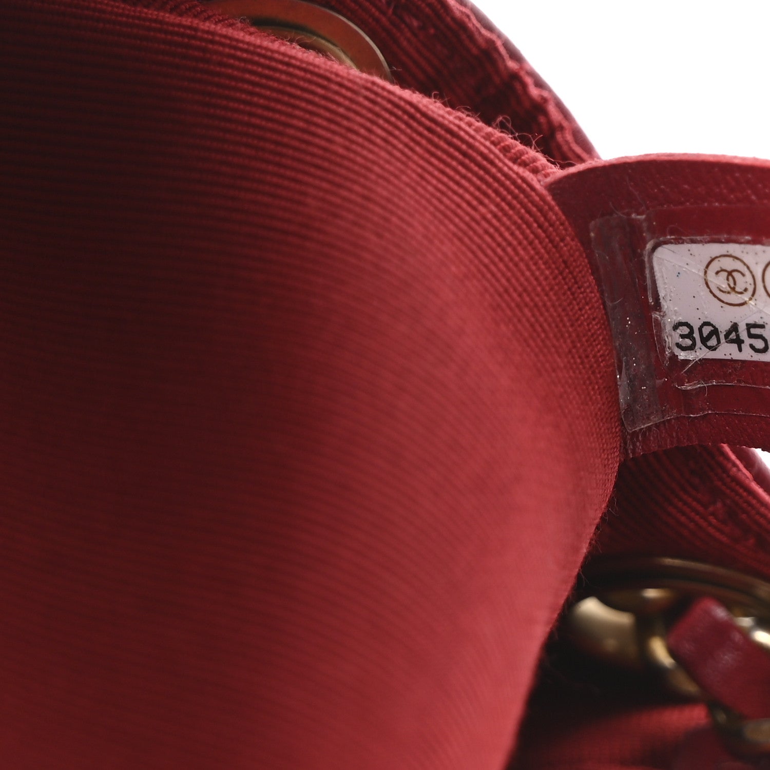 Chanel Calfskin Quilted Small CC Chain Accordion Tote Red