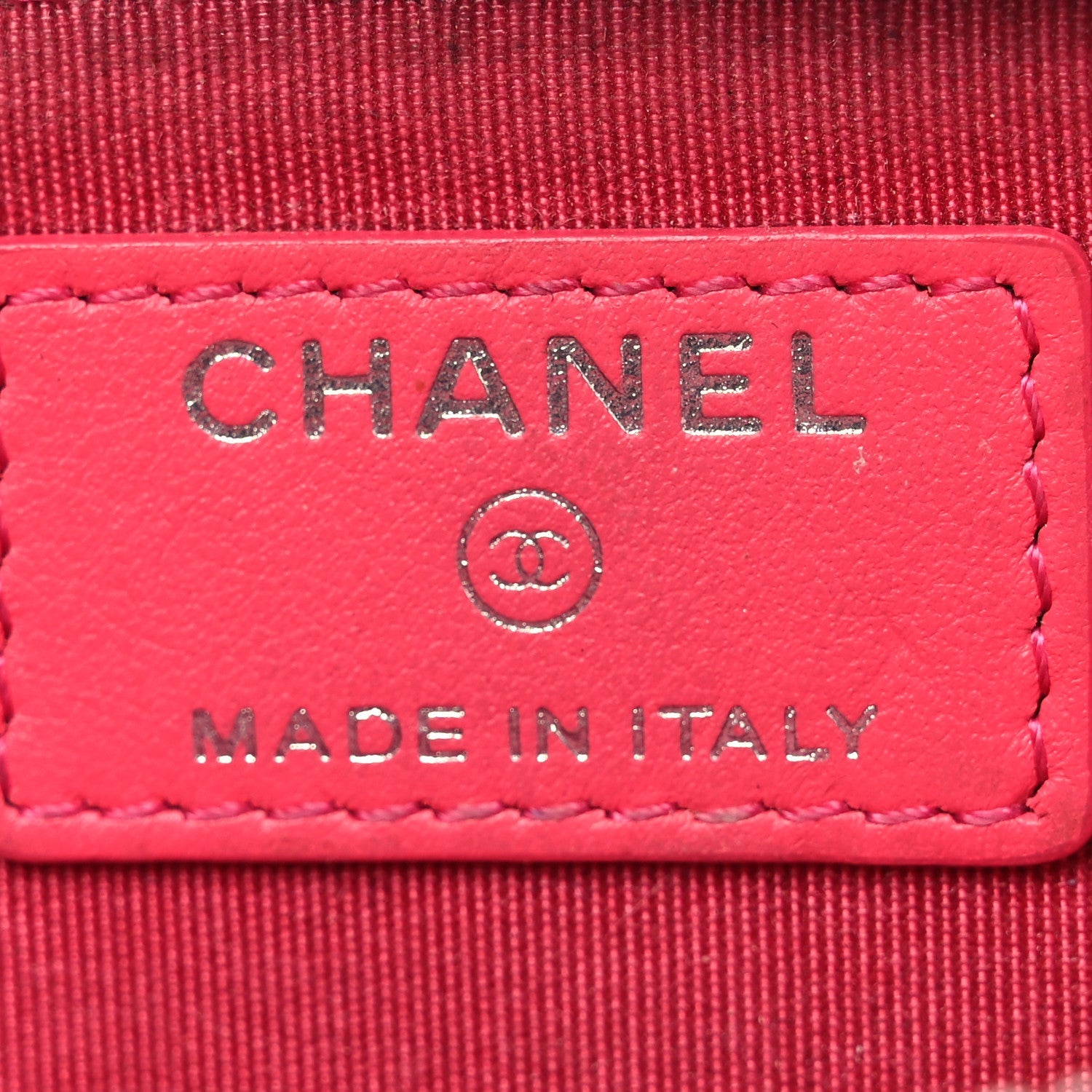 Caviar Camellia Embossed Key Holder Case Pink