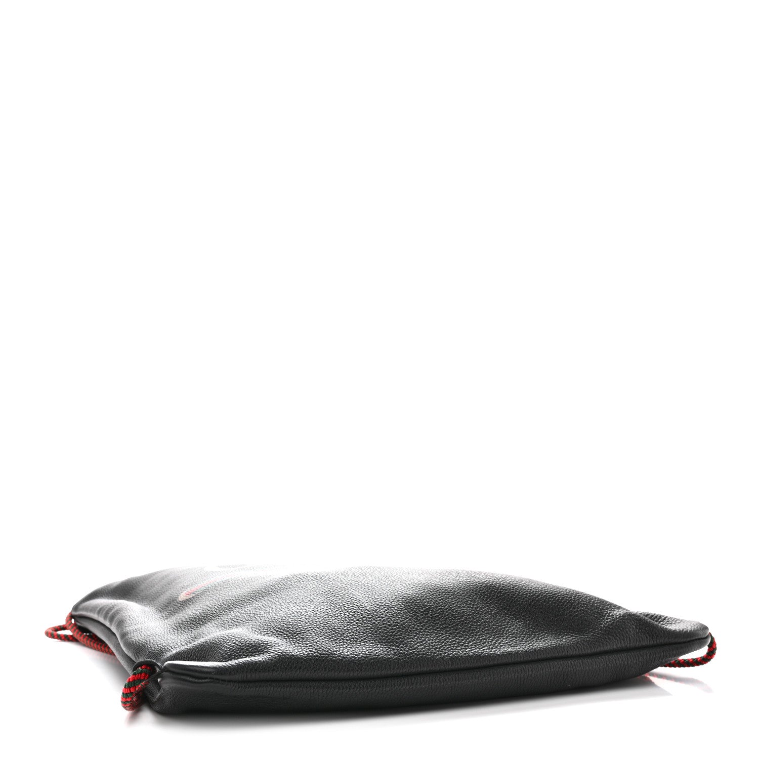 Gucci Calfskin Logo Drawstring Backpack Black