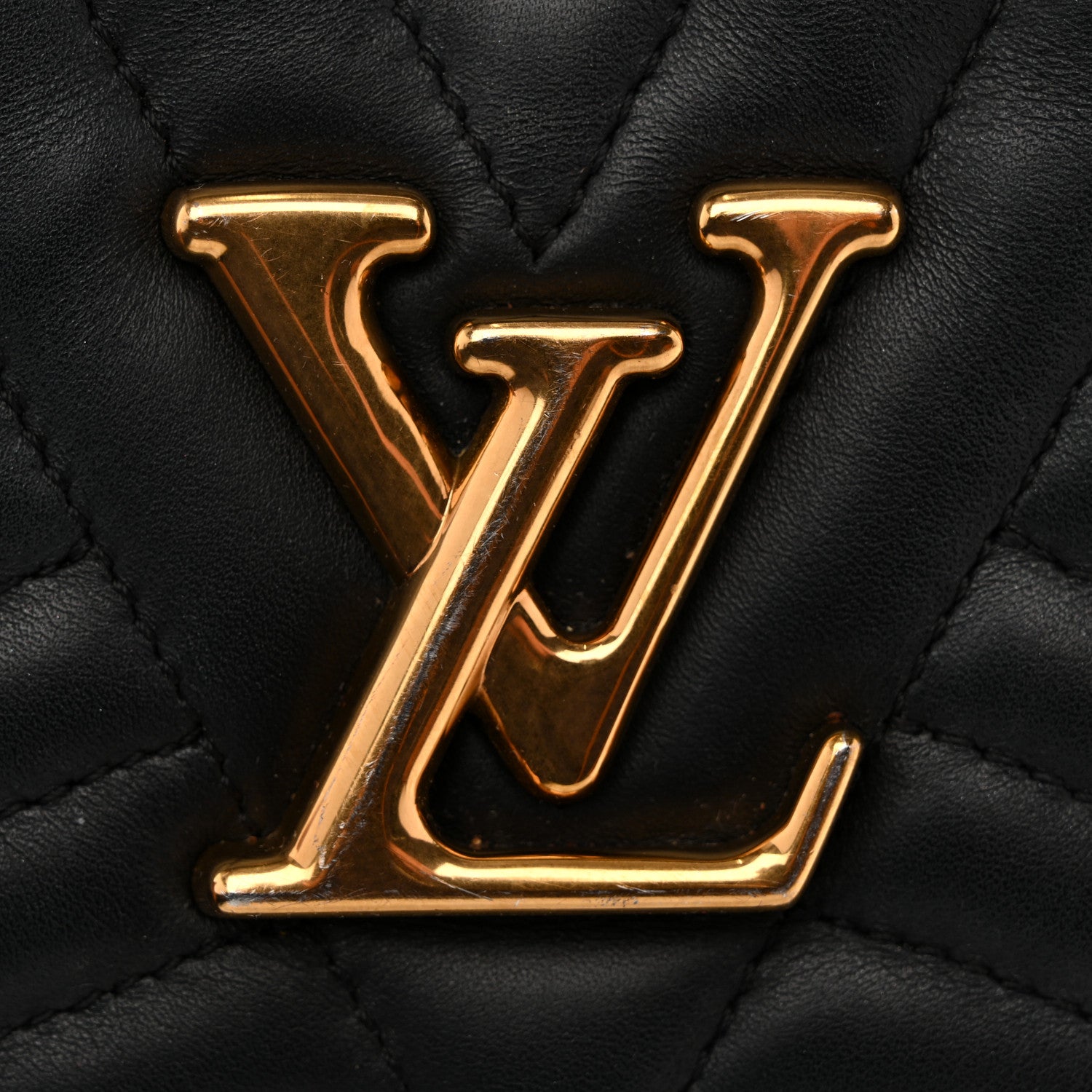Louis Vuitton Calfskin New Wave Heart Bag Black