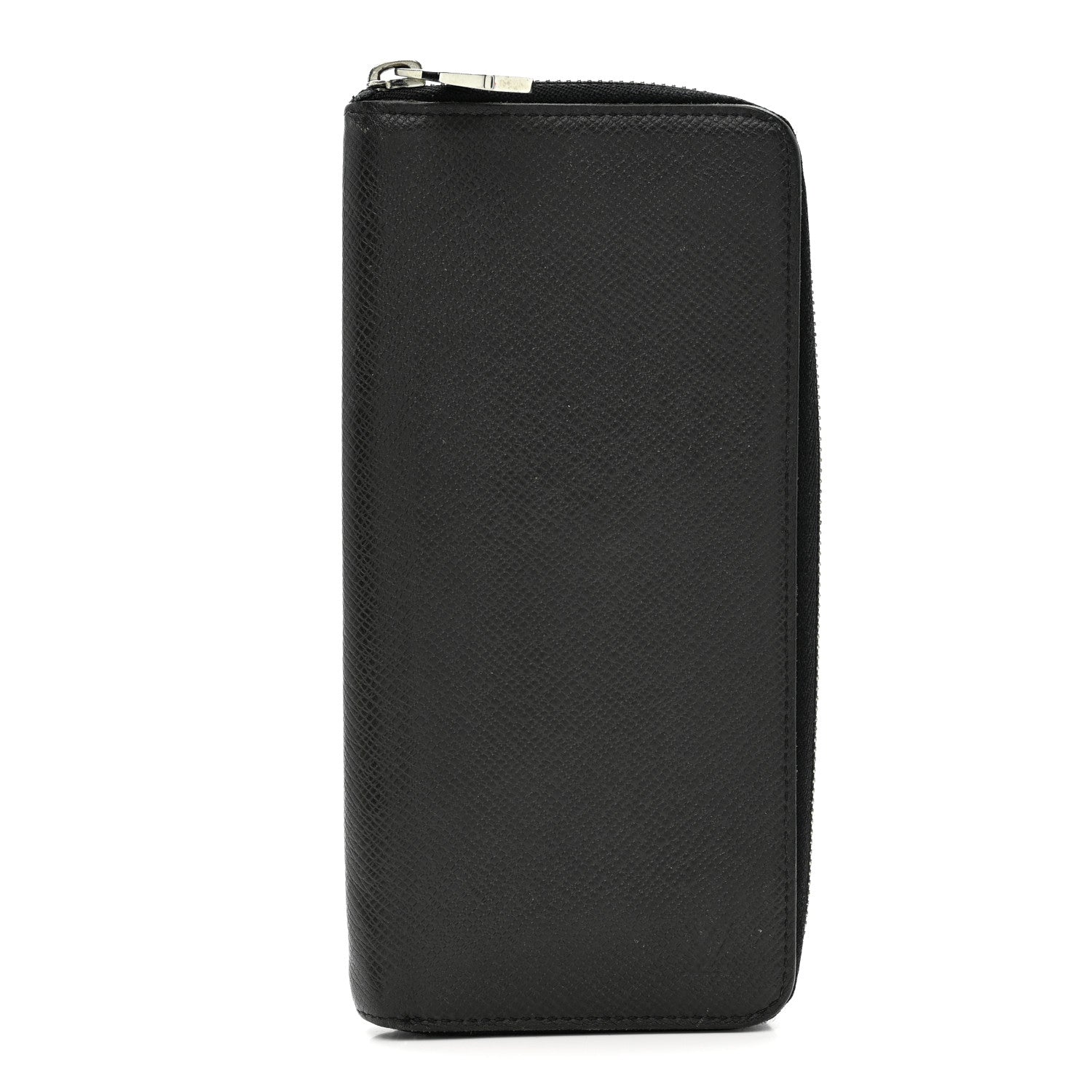 Louis Vuitton Taiga Vertical Zippy Wallet Black