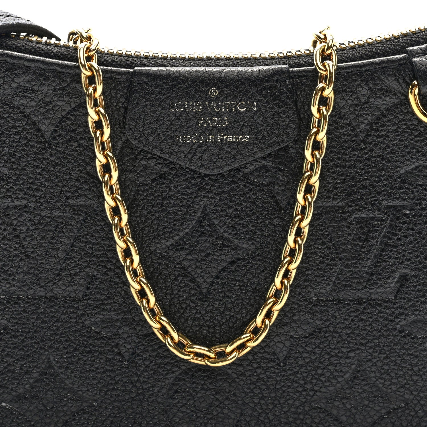 Louis Vuitton Empreinte Easy Pouch On Strap Black
