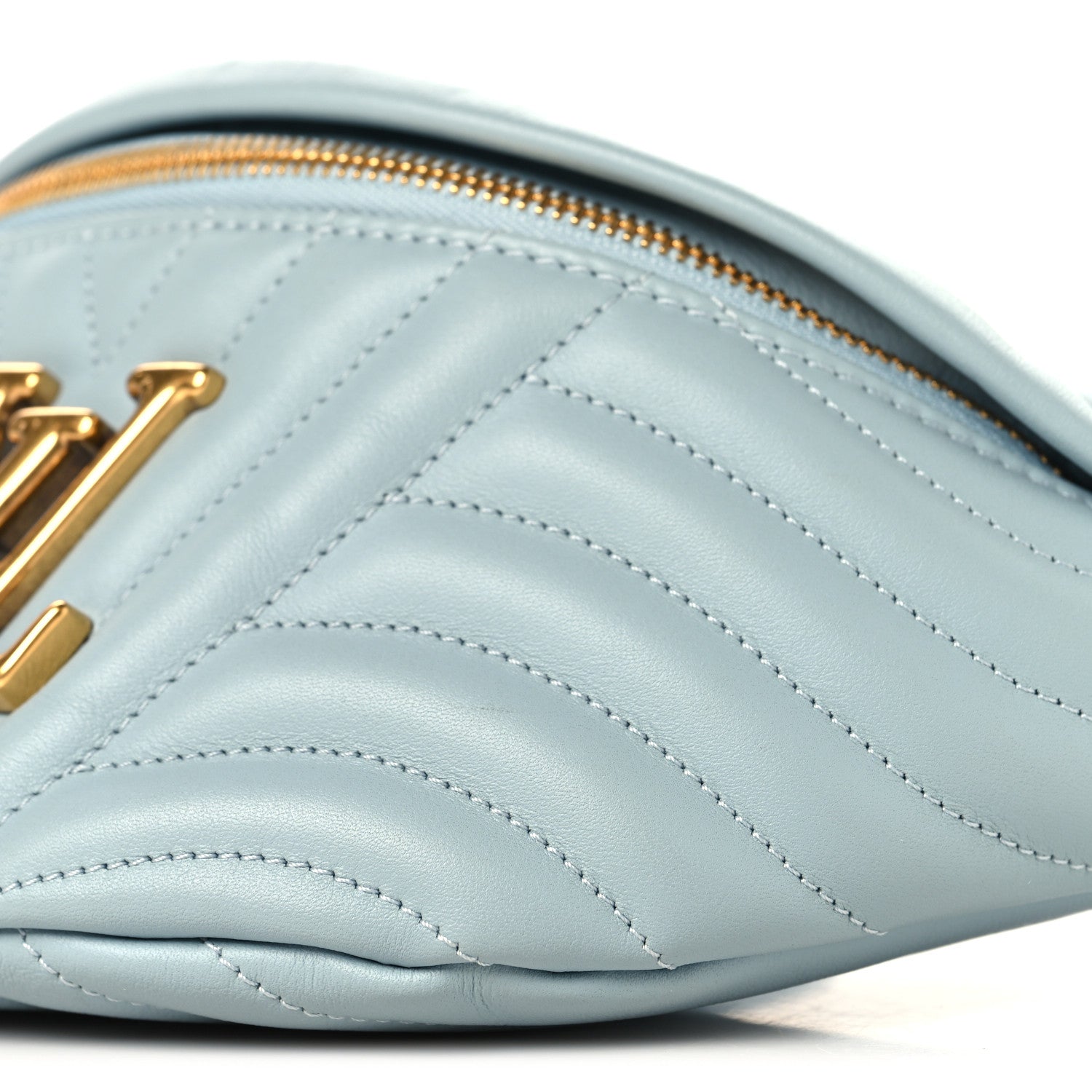 Louis Vuitton Calfskin New Wave Bumbag Porcelain Blue