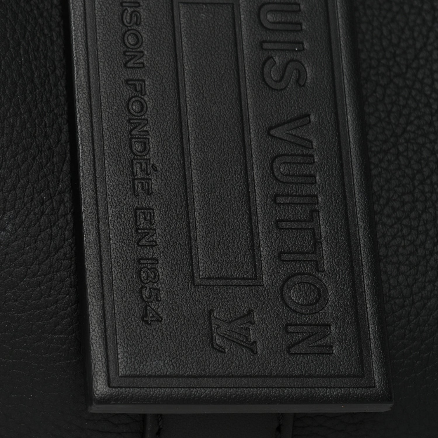 Louis Vuitton Grained Calfskin Aerogram City Keepall Black