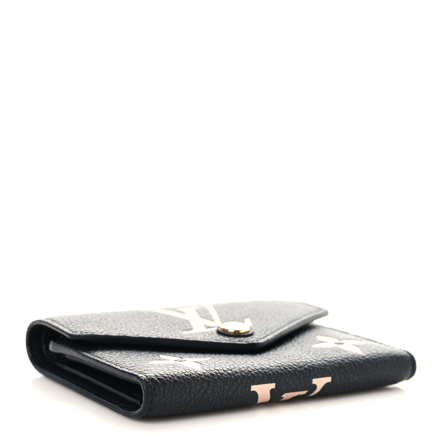 Louis Vuitton Empreinte Monogram Giant Victorine Wallet Black Beige