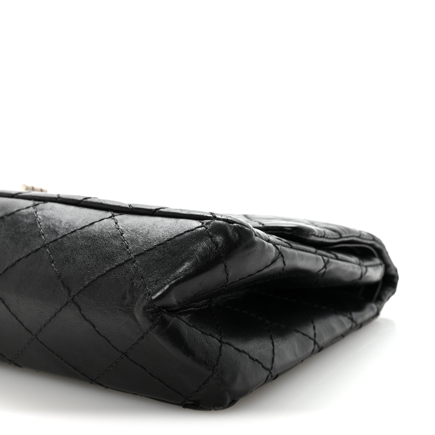 Chanel Aged Calfskin Quilted 2.55 Reissue 226 Flap Black