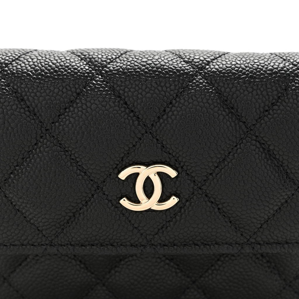 Chanel Caviar Quilted Belt Bag Black