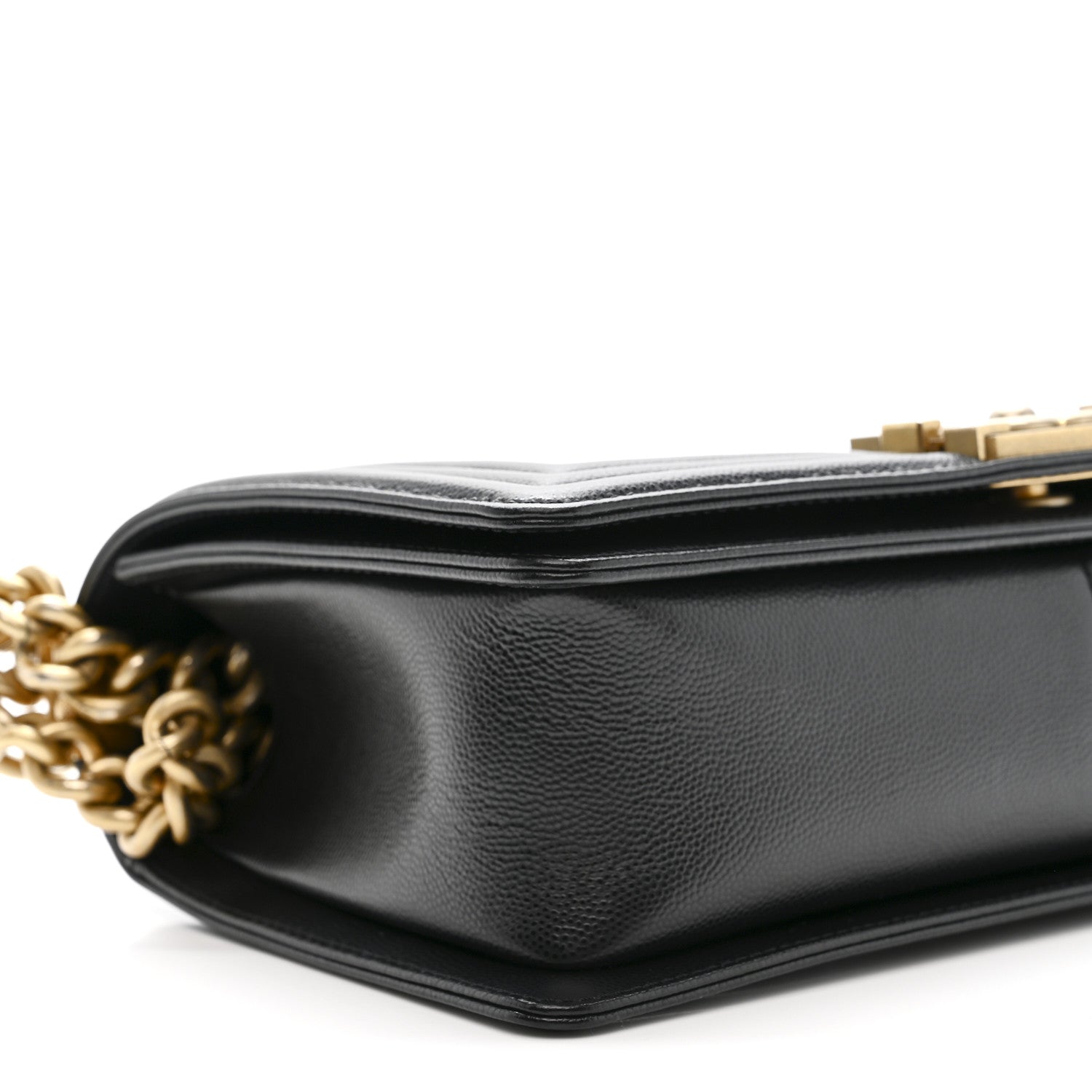 Chanel Caviar Quilted Medium Boy Flap Black