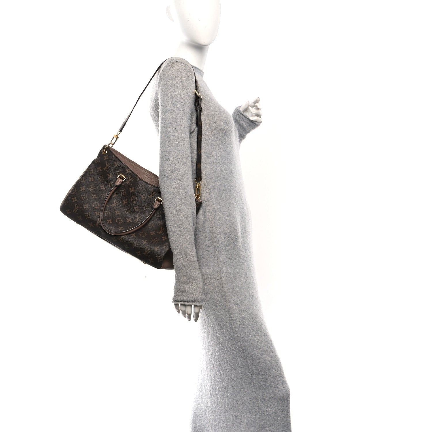 Louis Vuitton Monogram Pallas Full Taupe Glace