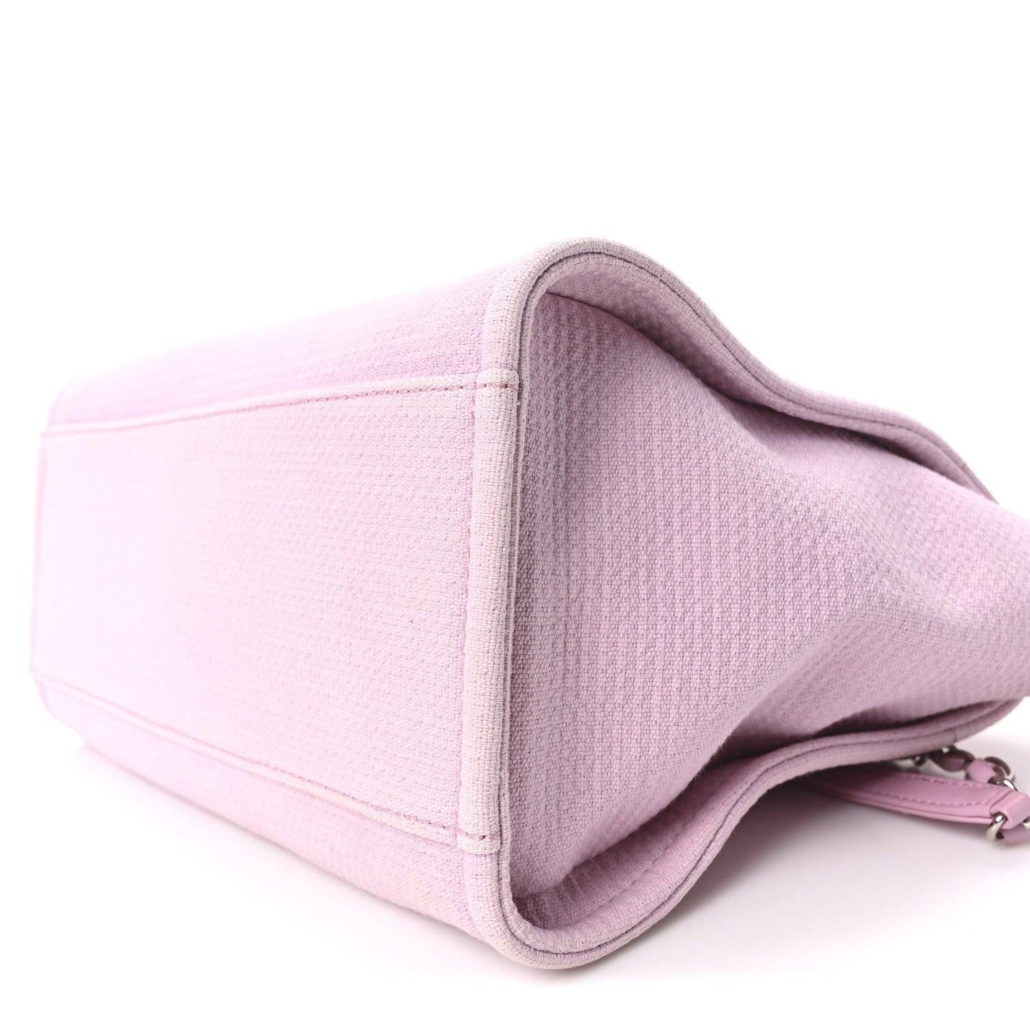 Chanel Mixed Fibers Small Deauville Tote Pink