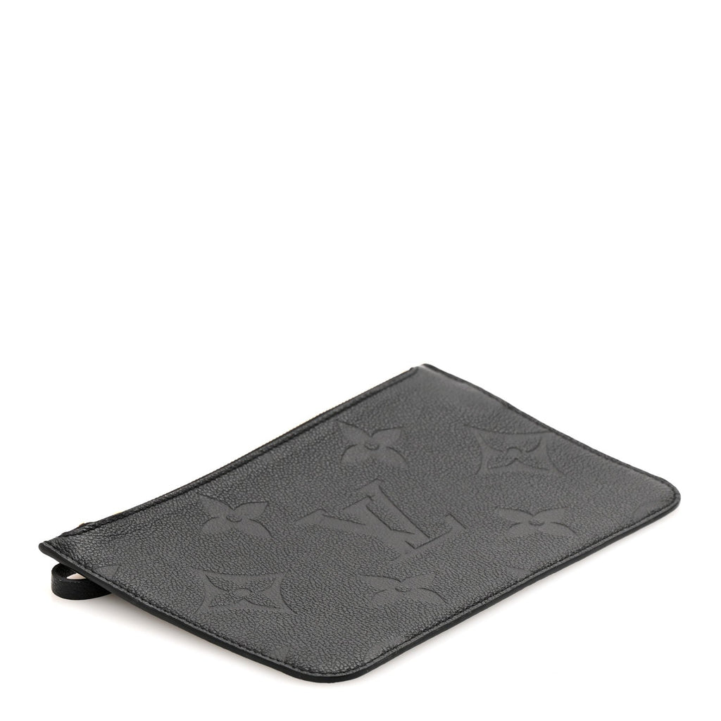 Louis Vuitton Empreinte Monogram Giant Neverfull MM Pochette Black