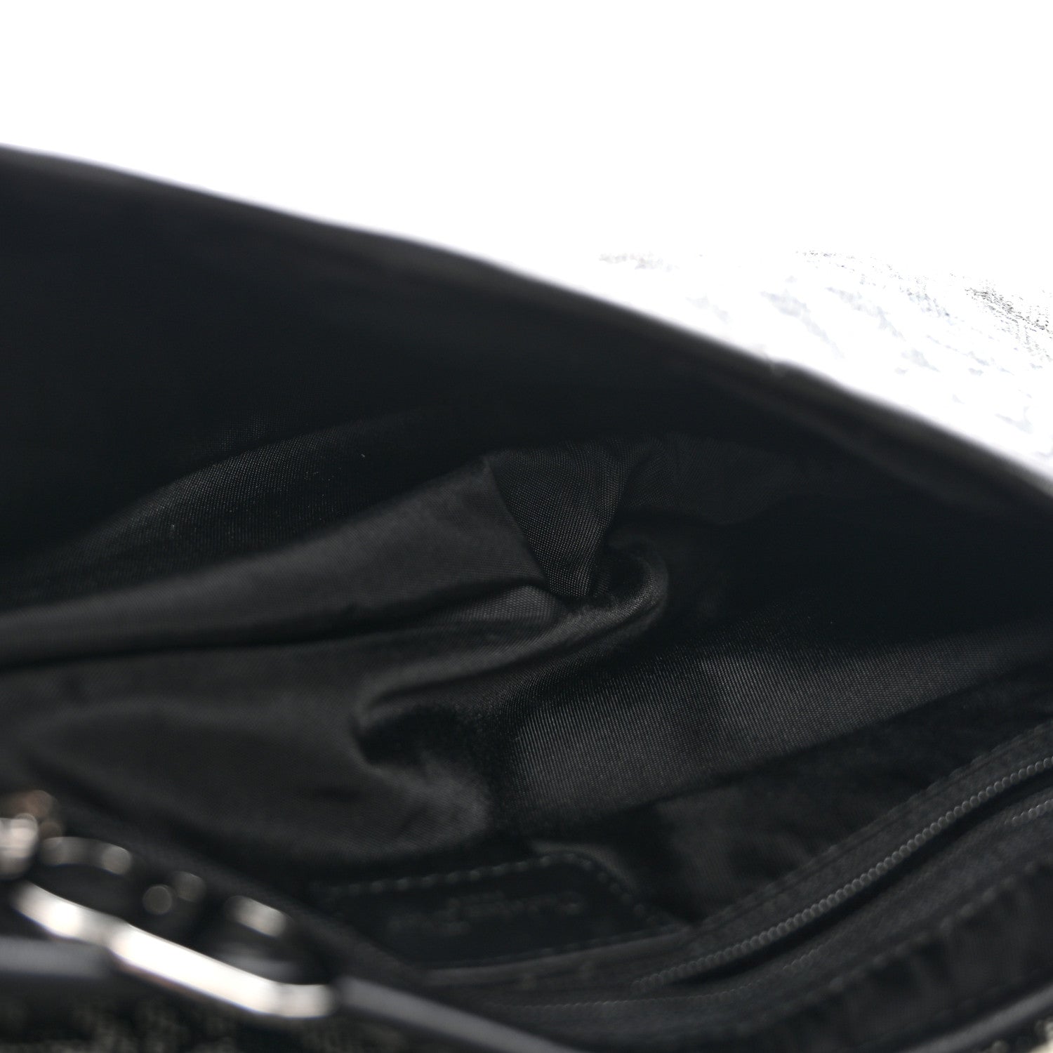 Christian Dior Monogram Saddle Bag Black
