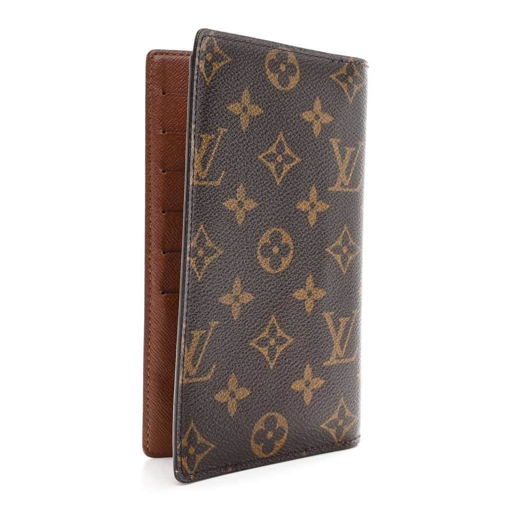 Louis Vuitton Monogram Porte Chequier Cartes Credit European Checkbook Wallet