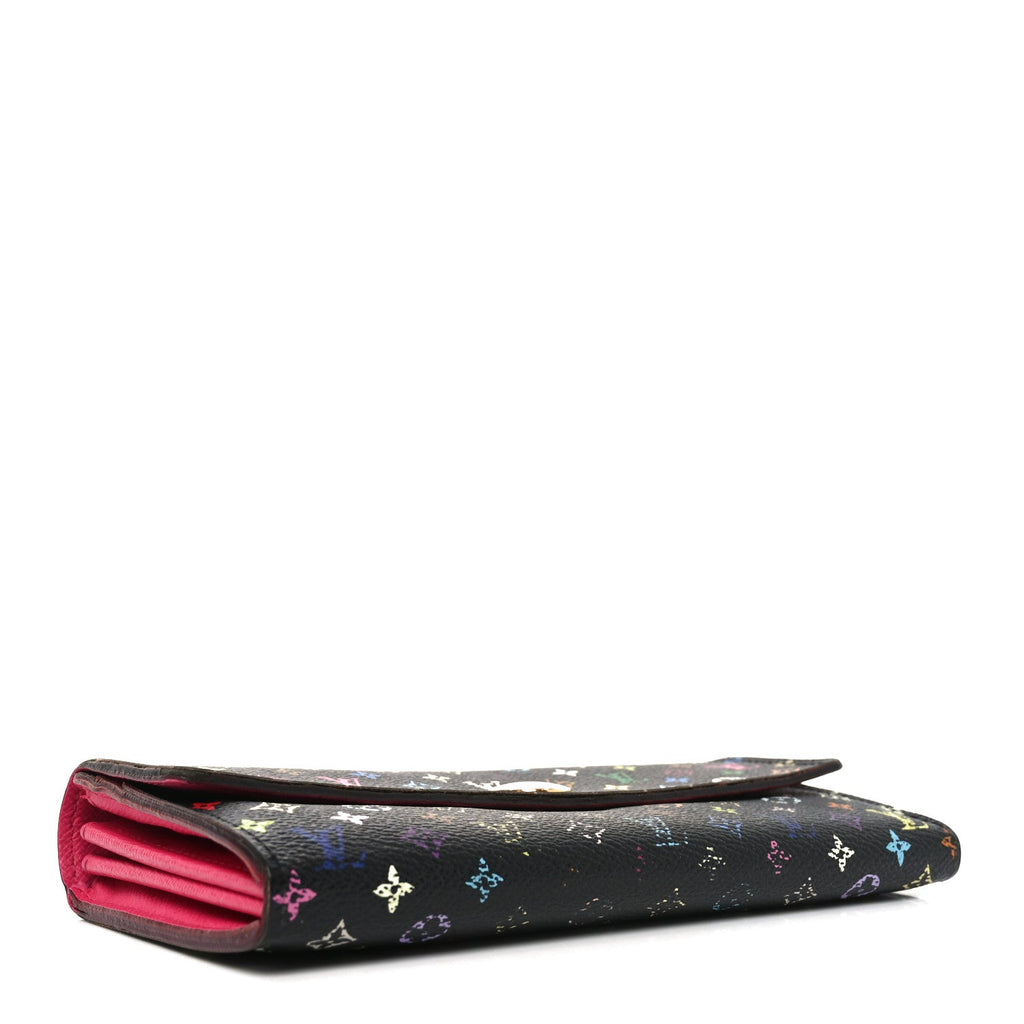 Louis Vuitton Monogram Multicolor Sarah Wallet Black Grenade