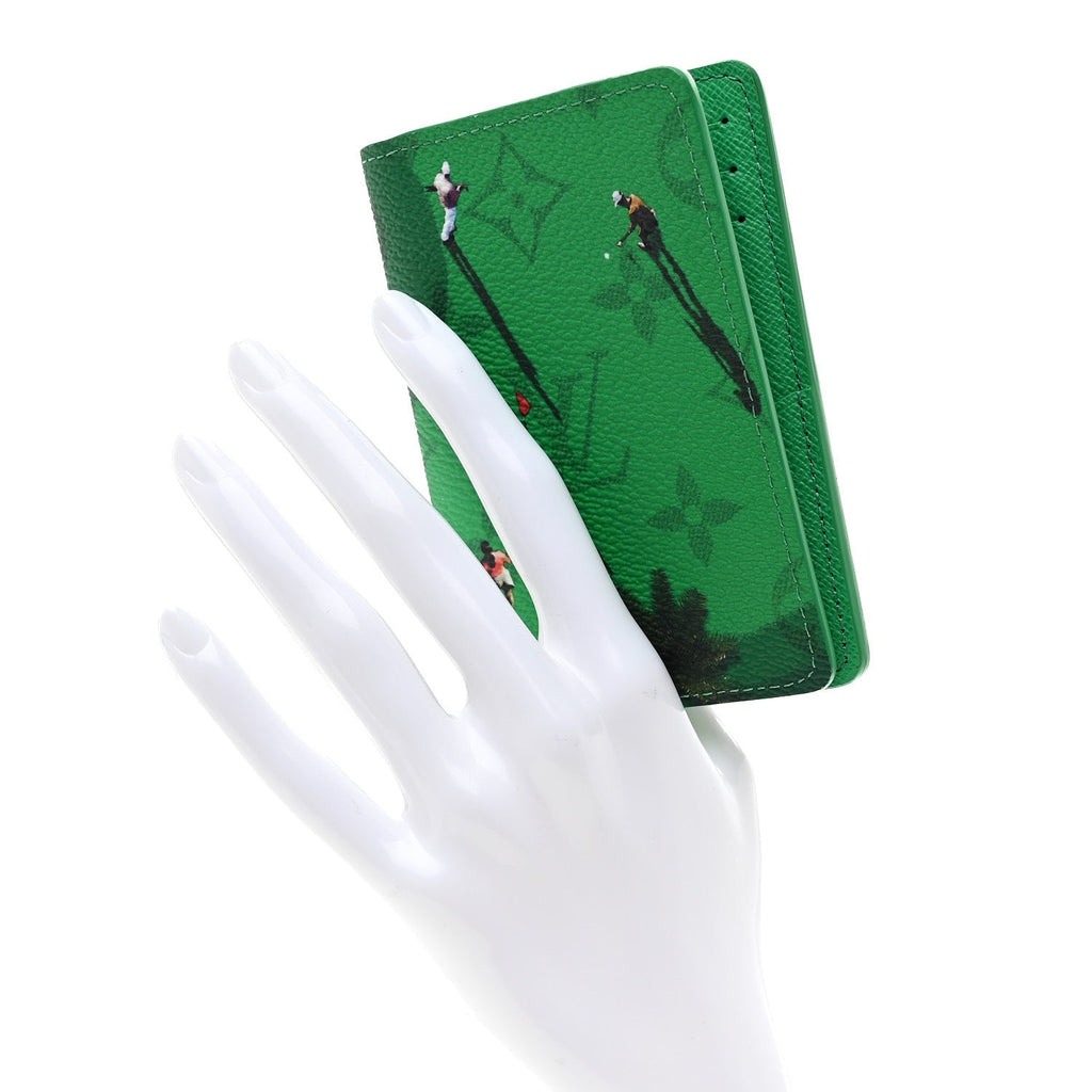 Louis Vuitton Monogram Sports Pocket Organizer Golf Green