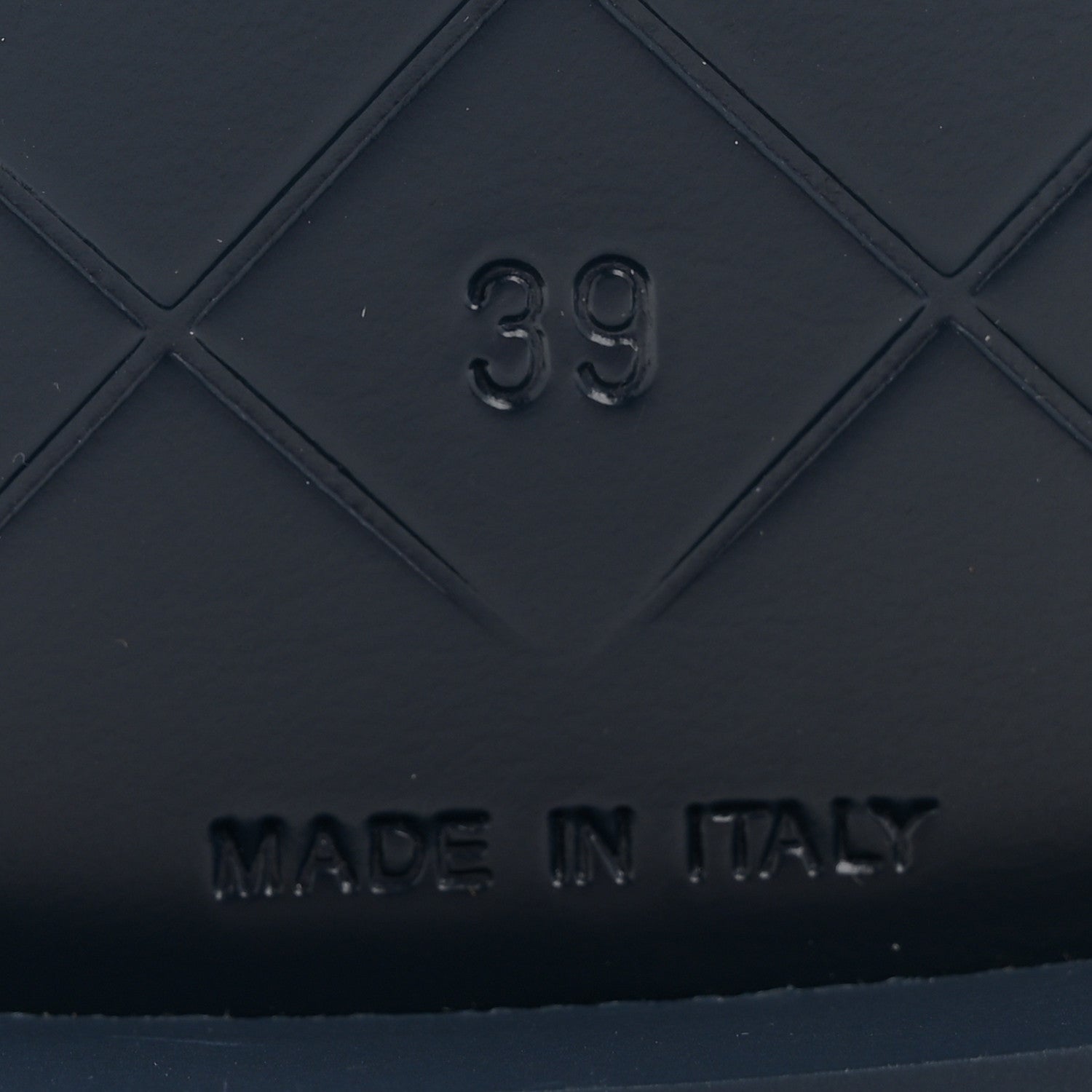 Fabric Quilted CC Turnlock Mules 39 Blue