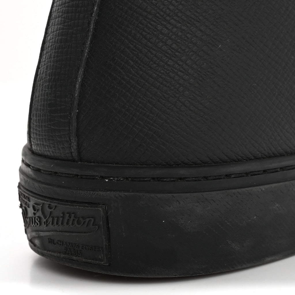 Louis Vuitton Calfskin LV Tattoo Sneaker Boots 8 Black