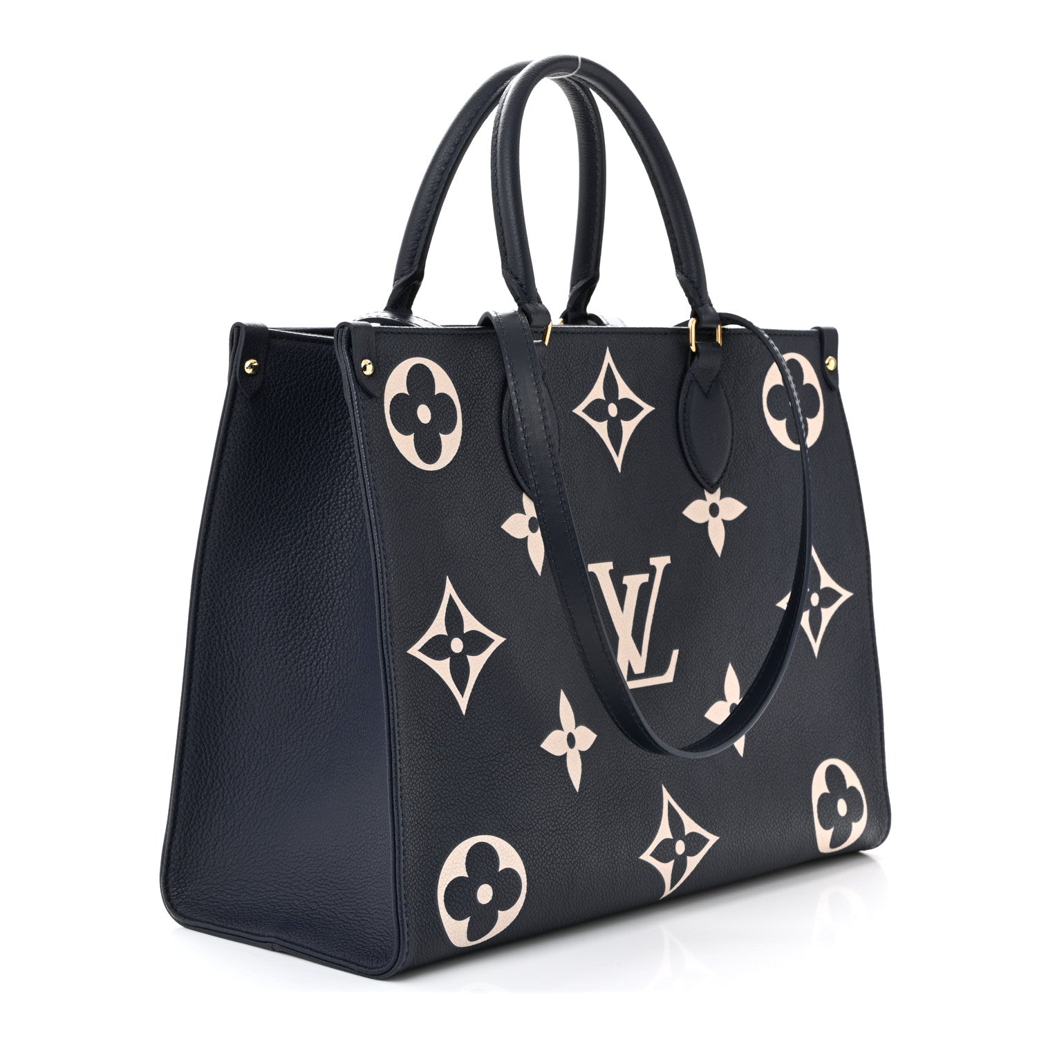 Louis Vuitton Empreinte Monogram Giant Onthego MM Navy Creme