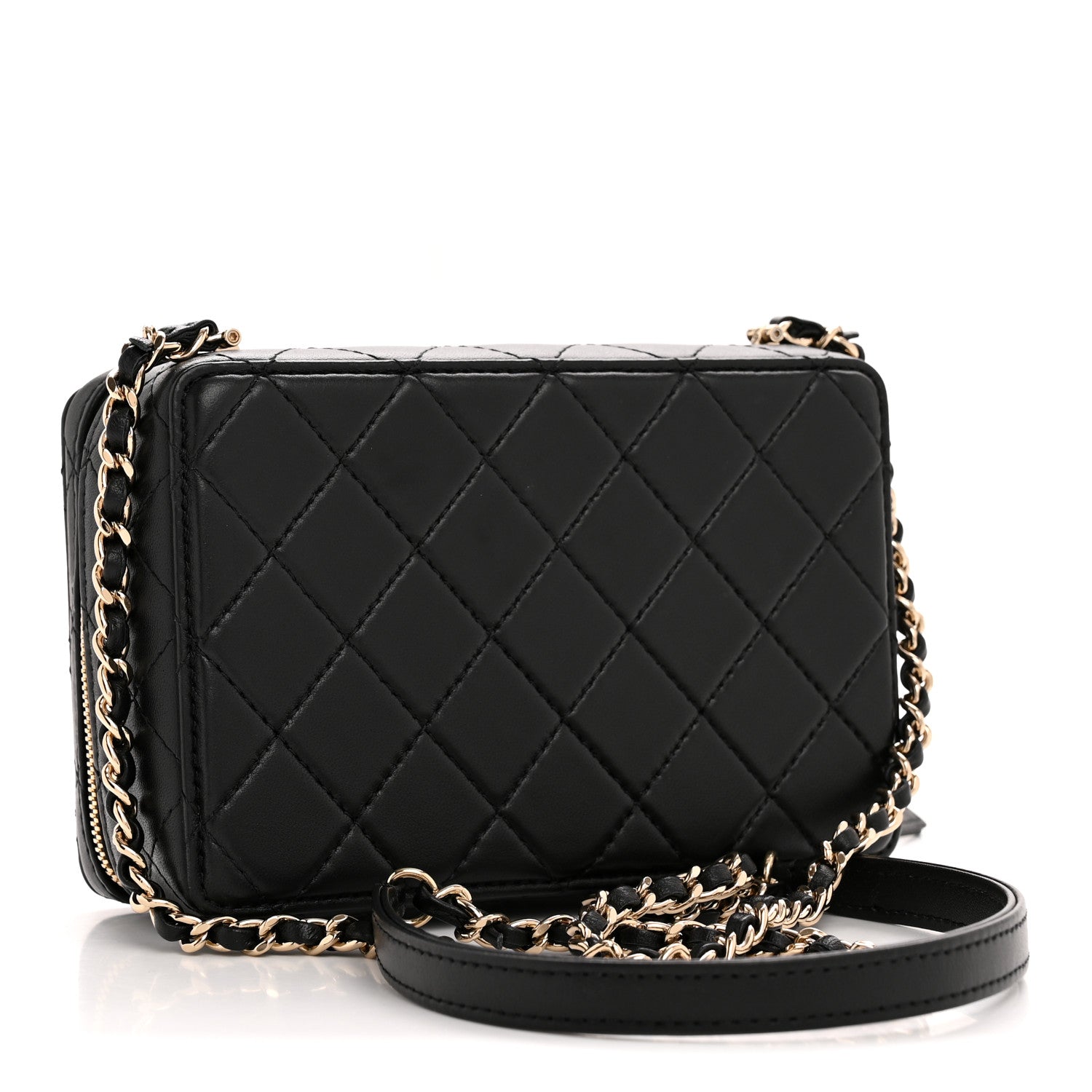 Chanel Lambskin Quilted Coco Click Bag Black