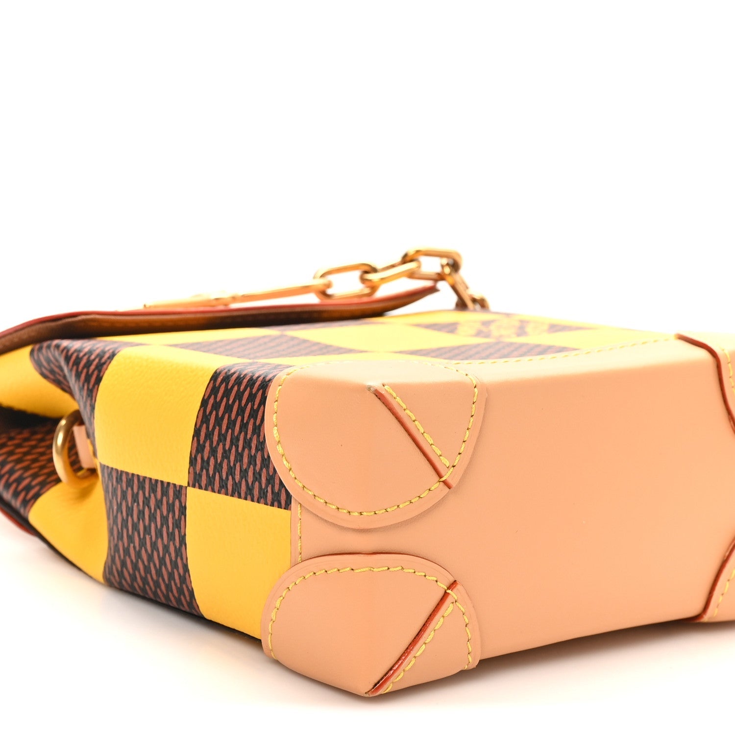 Louis Vuitton Damier Pop Nano Steamer Yellow