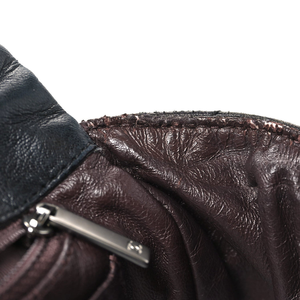 Chanel Lambskin Quilted Jumbo Single Flap Black