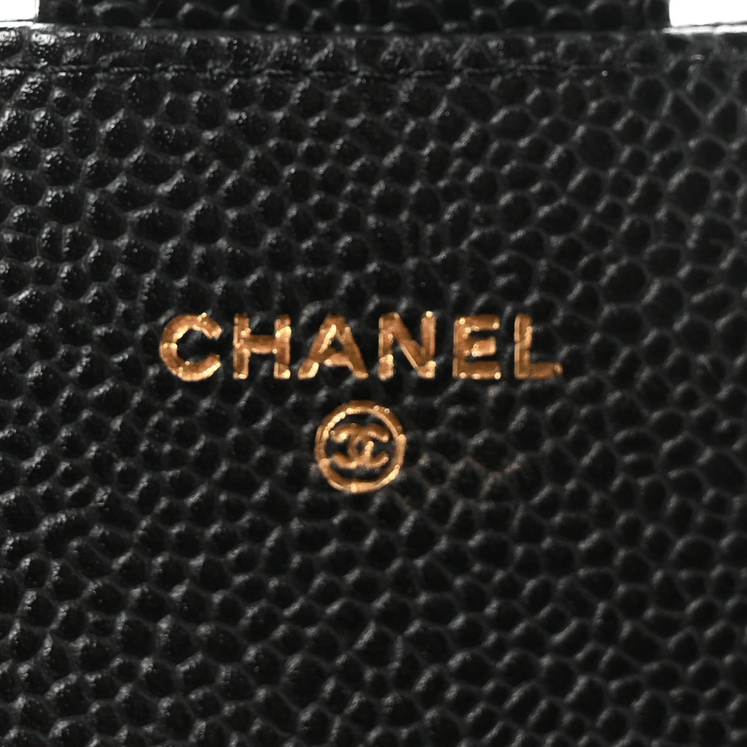 Caviar Quilted Large Gusset Flap Wallet Black