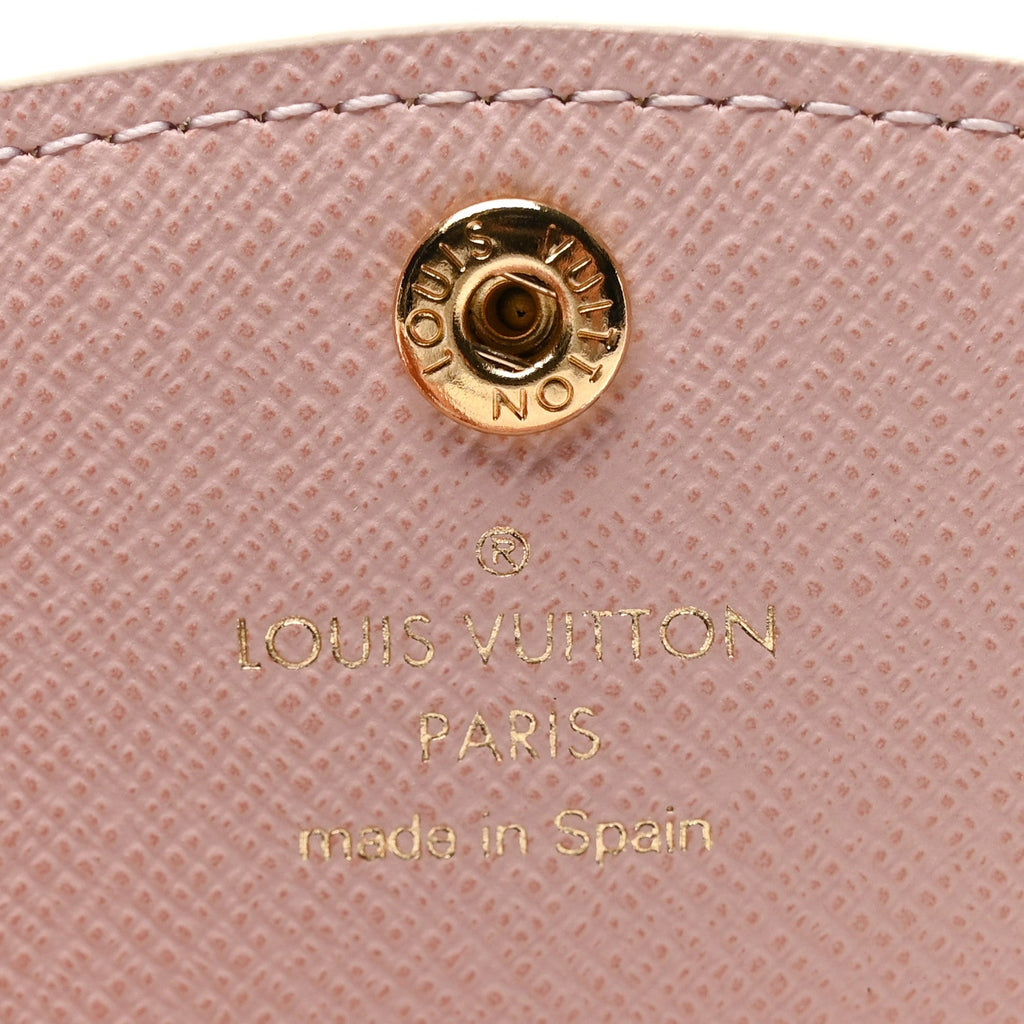 Louis Vuitton Damier Azur Rosalie Coin Purse Rose Ballerine