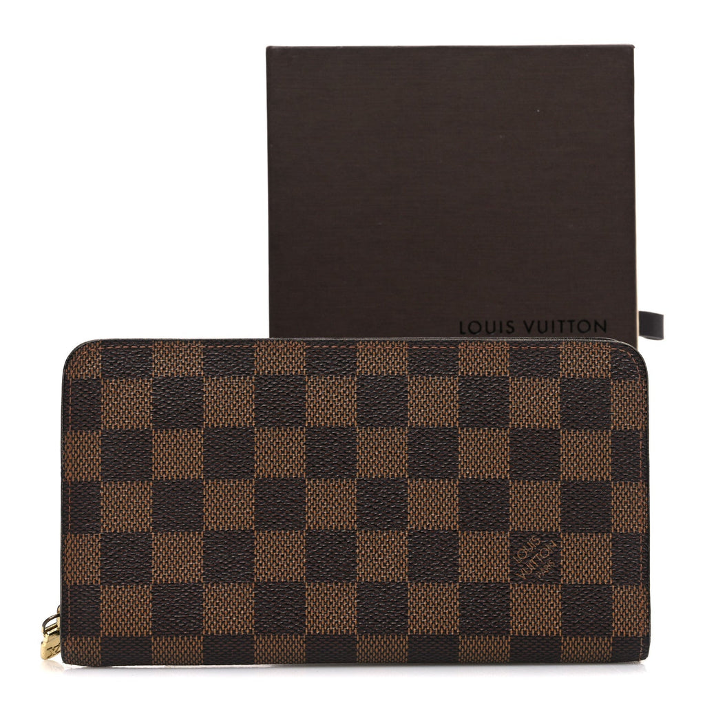 Louis Vuitton Damier Ebene Porte-Monnaie Zippe Zippy Wallet
