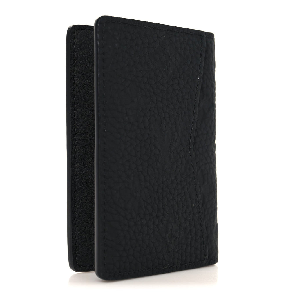 Louis Vuitton Taurillon Monogram Pocket Organizer Black