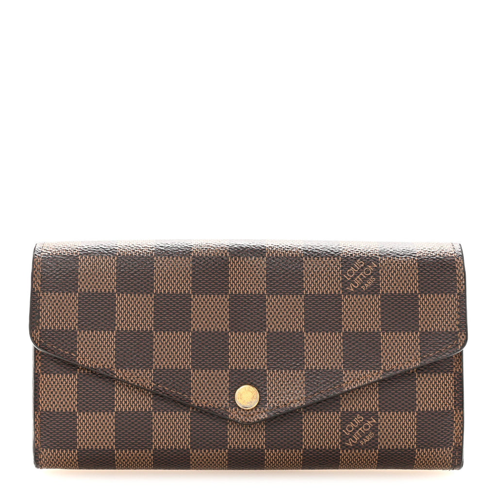 Louis Vuitton Damier Ebene Sarah Wallet NM