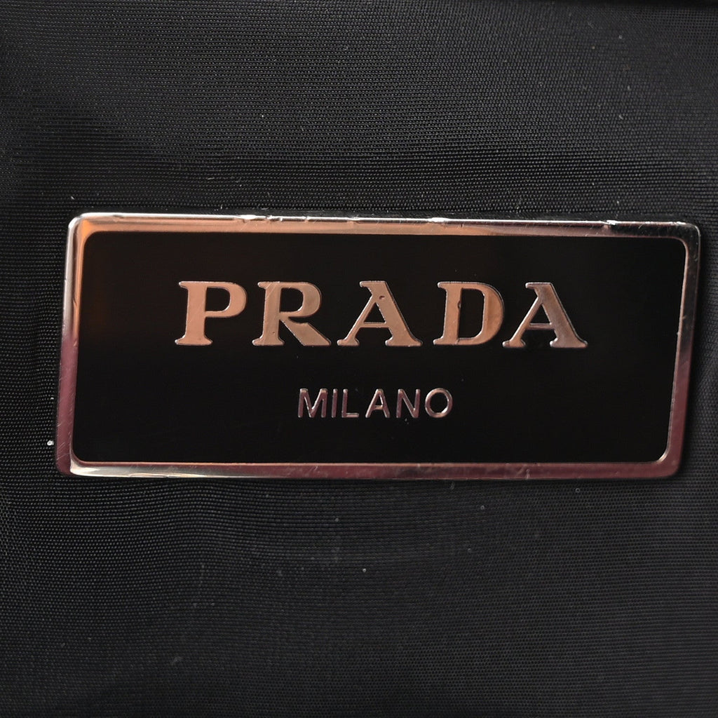 Prada Tessuto Nylon Bomber Tote Bordeaux