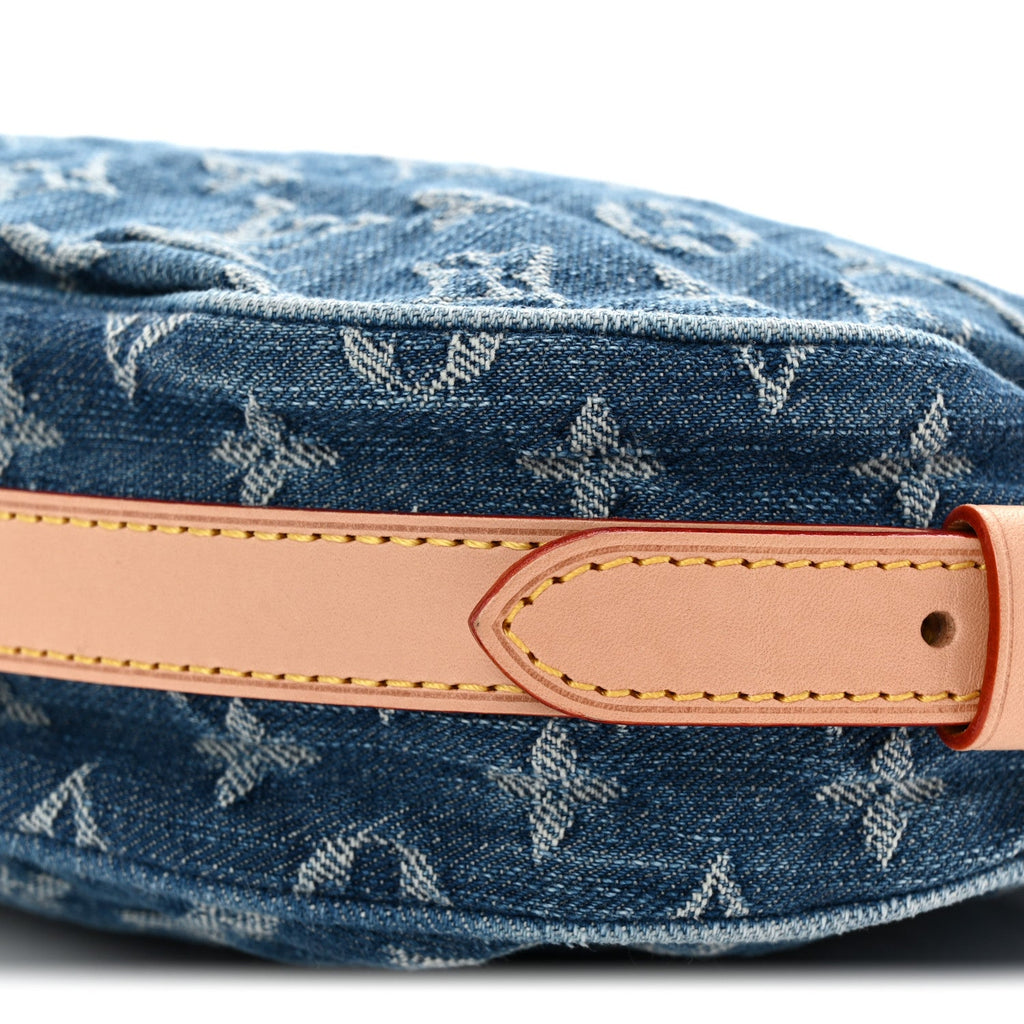 Louis Vuitton Monogram Denim Croissant MM Blue