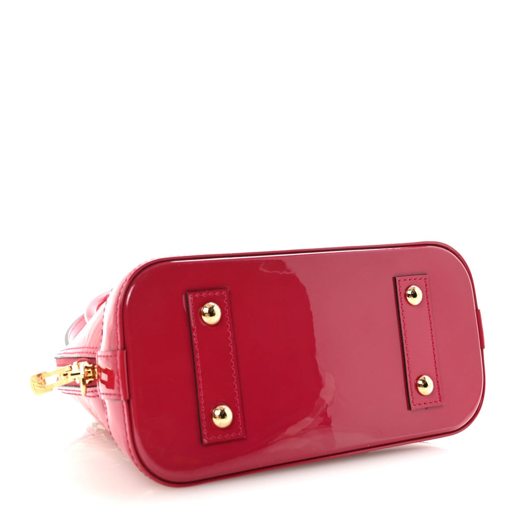 Louis Vuitton Vernis Alma BB Rose Indien
