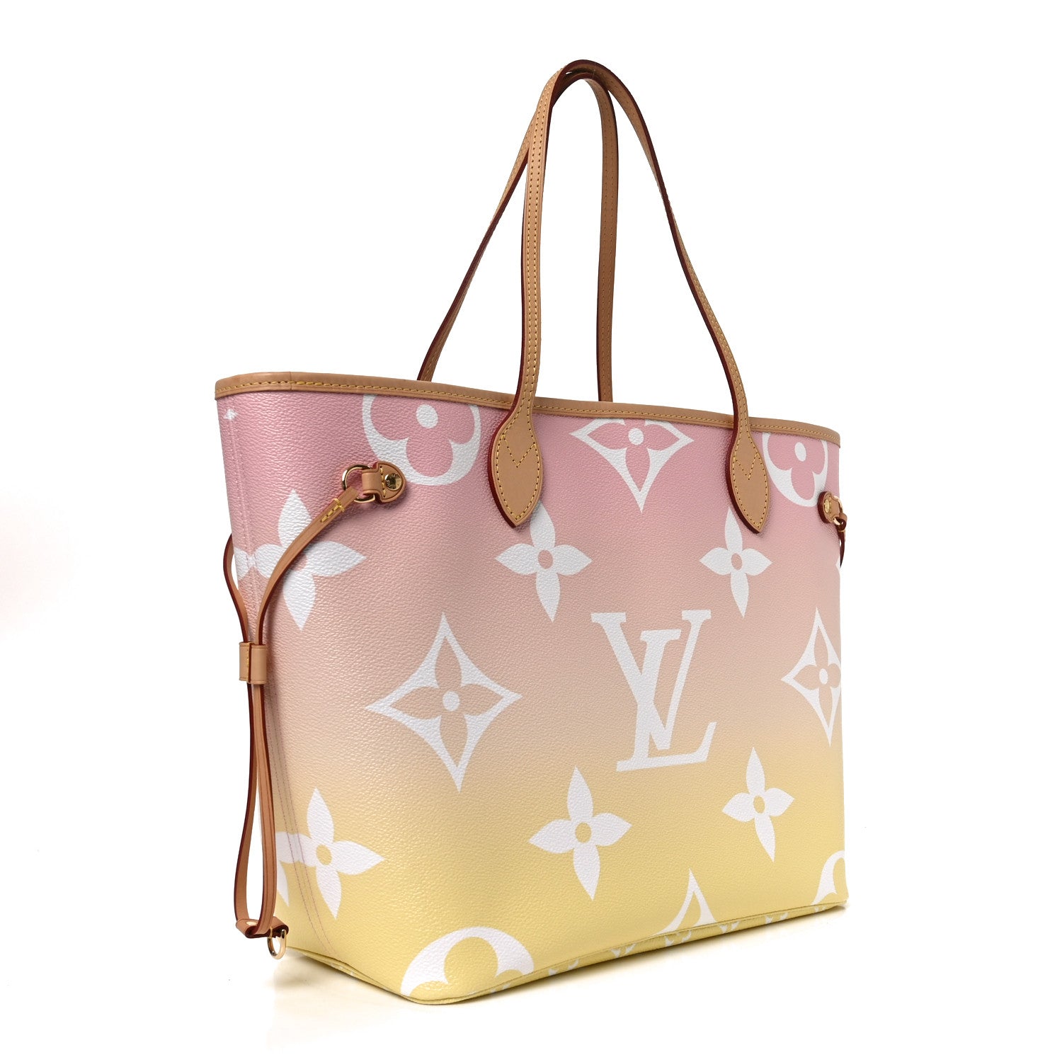 Louis Vuitton Monogram Giant By The Pool Neverfull MM Light Pink