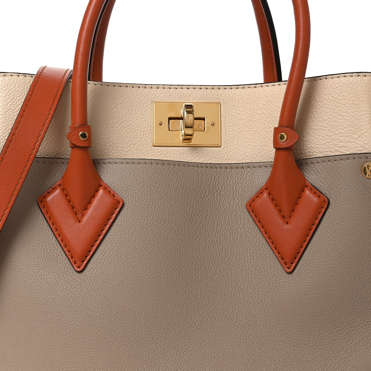 Louis Vuitton Calfskin Monogram Tufting On My Side Galet