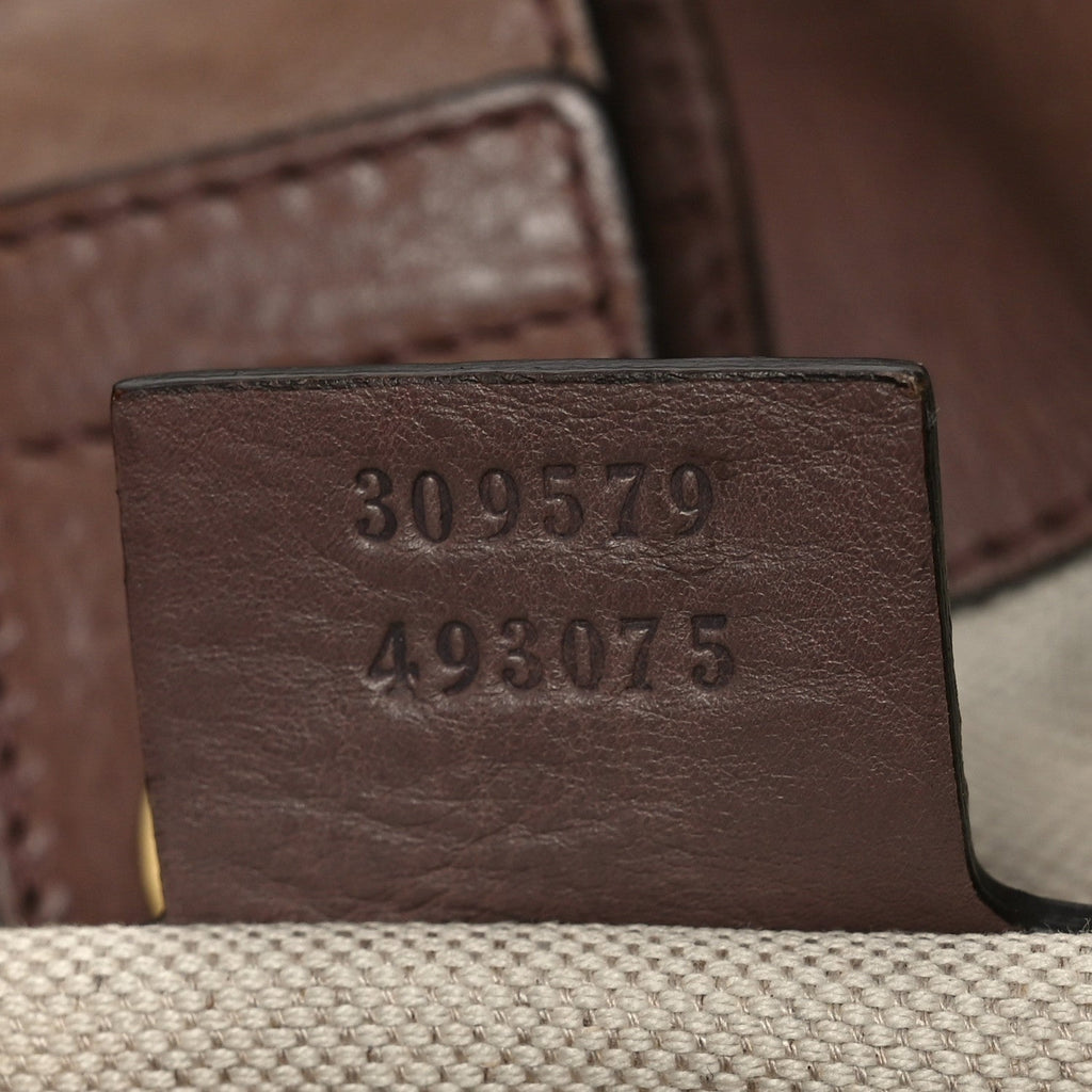 Gucci Calfskin Soft Icon Tote Pink Tan