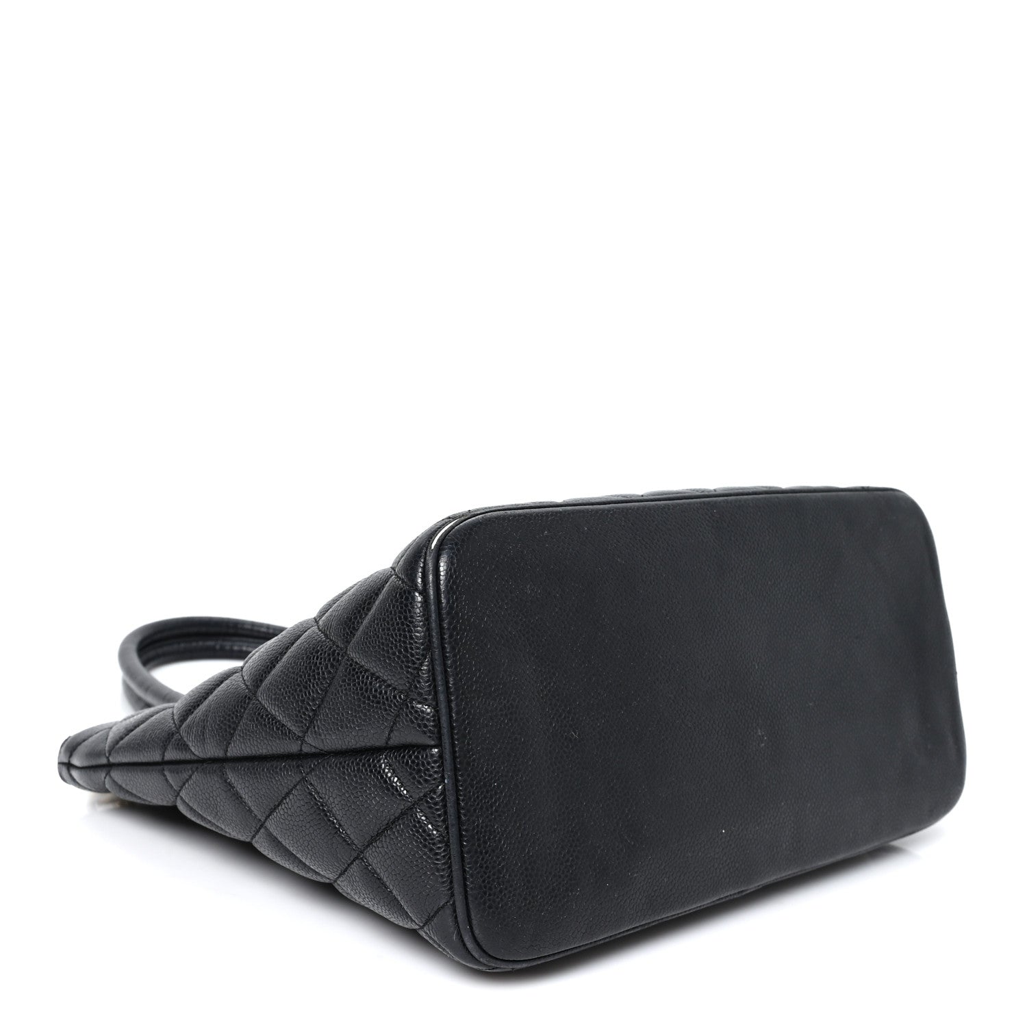 Chanel Caviar Quilted Medallion Tote Black