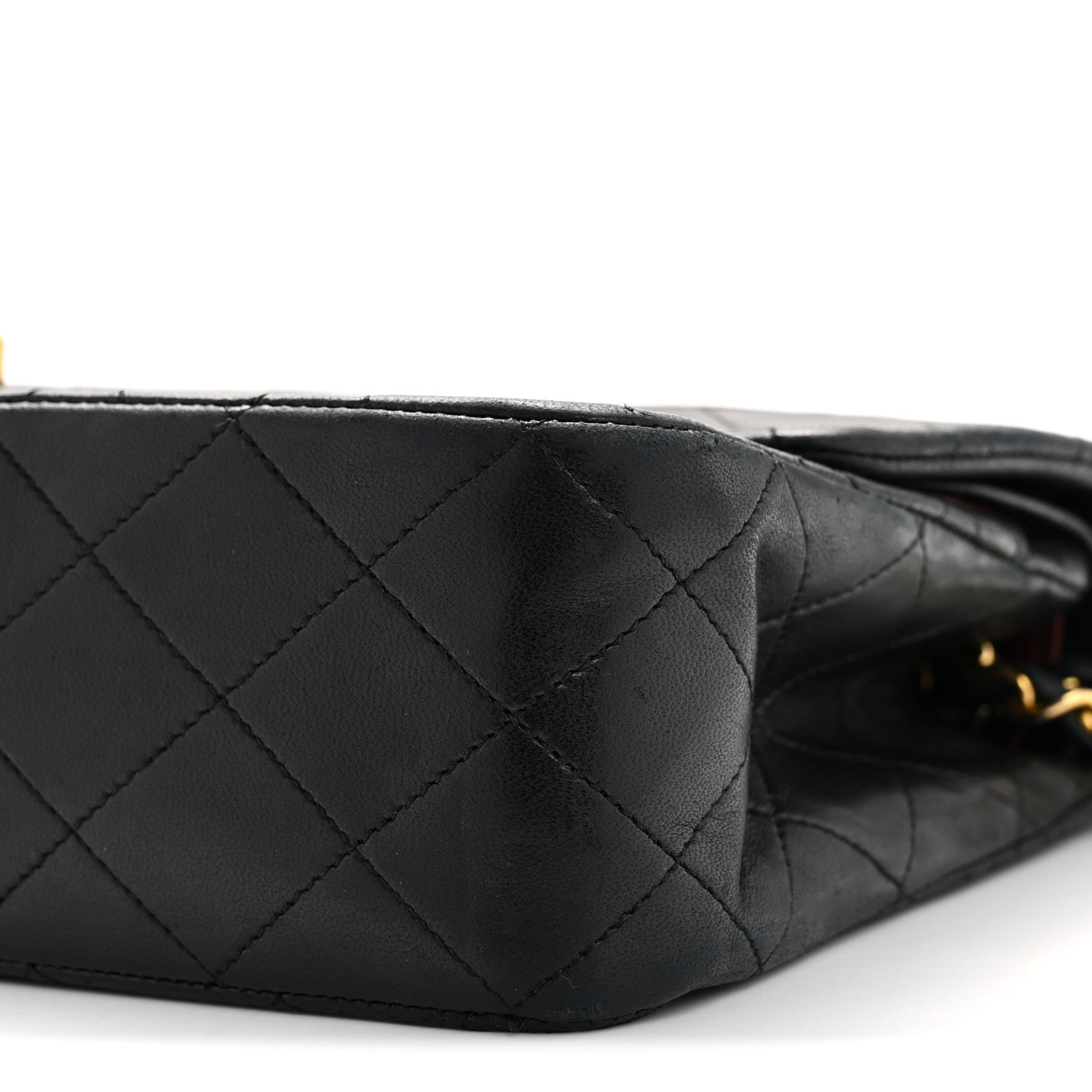 Chanel Lambskin Quilted Medium Double Flap Black