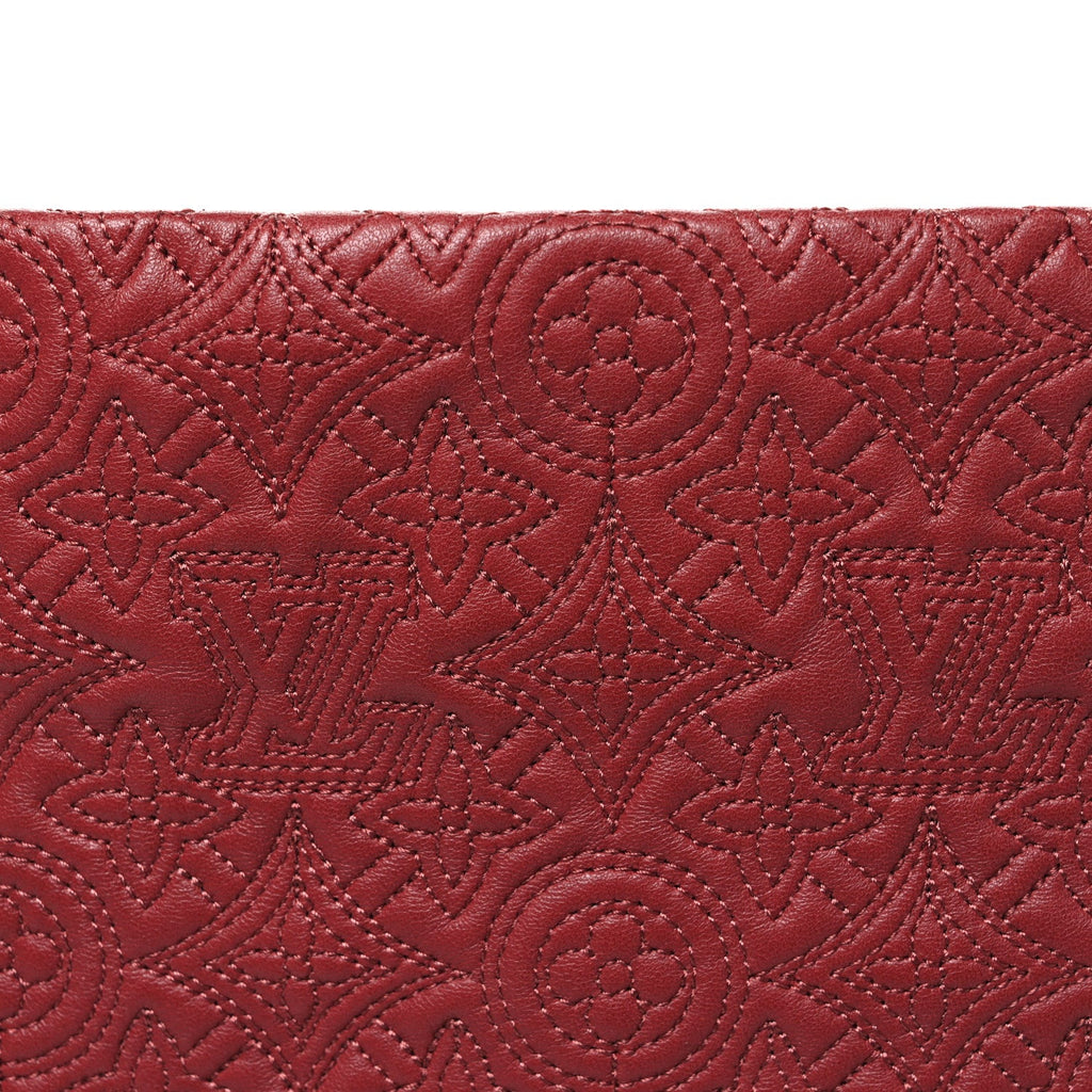 Louis Vuitton Monogram Lambskin Antheia Hobo PM Framboise