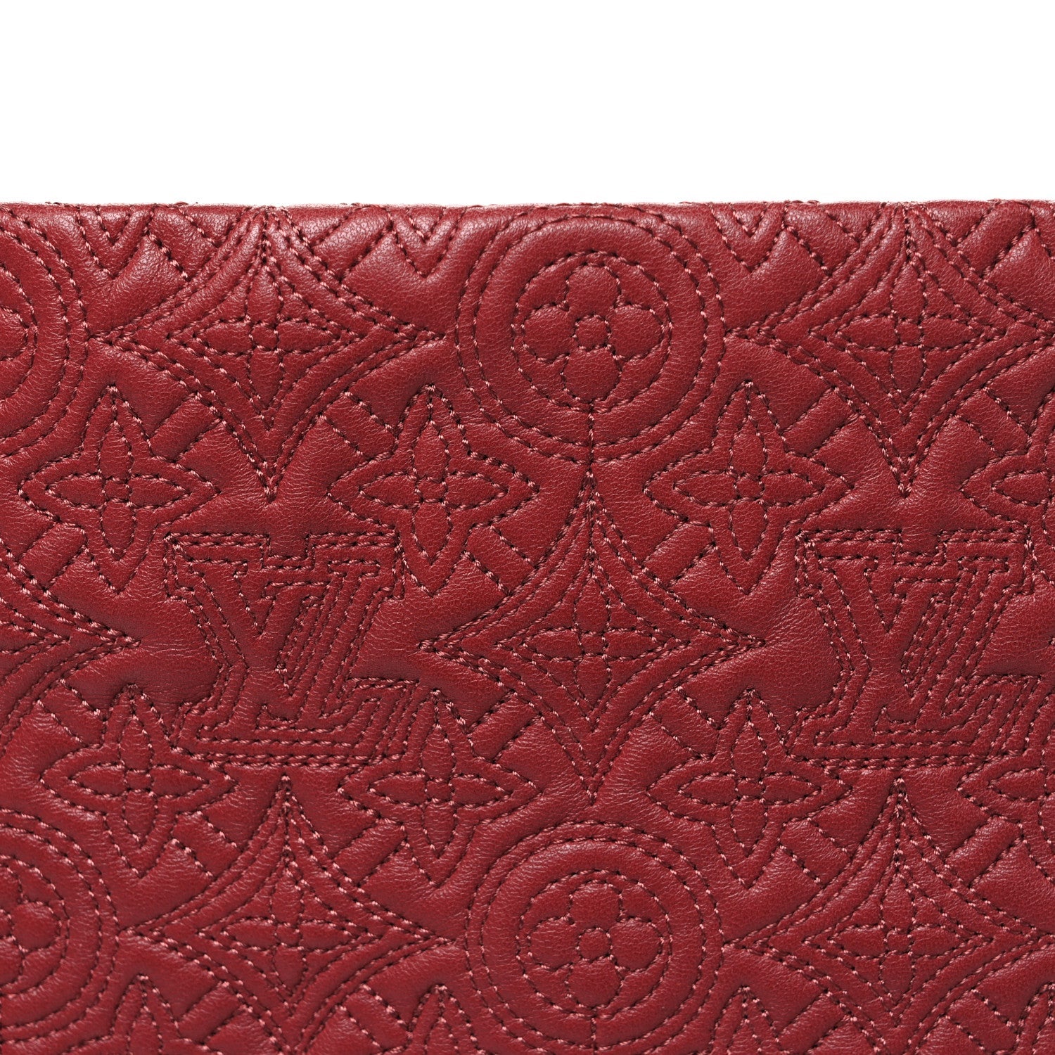 Louis Vuitton Monogram Lambskin Antheia Hobo PM Framboise