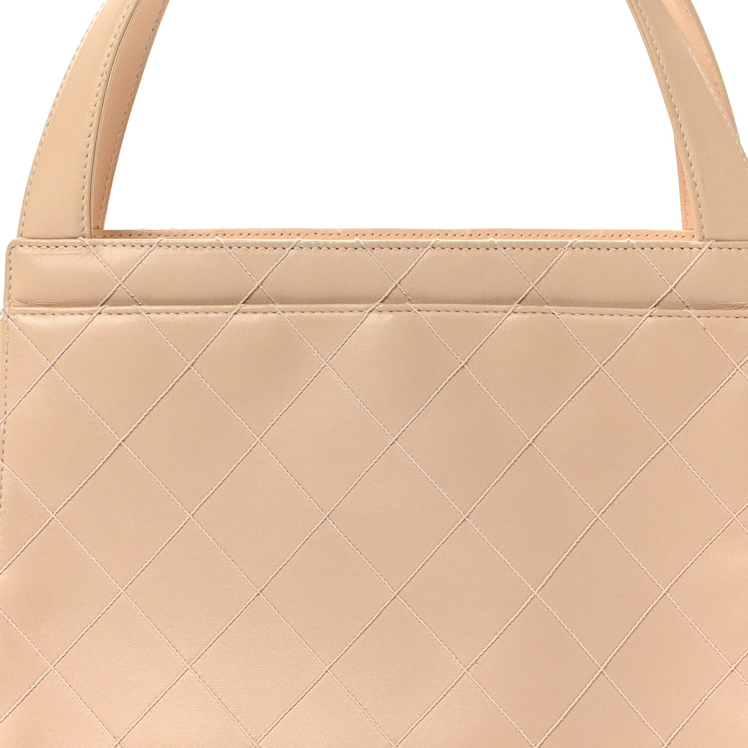 Chanel Calfskin Quilted Small Shopper Pink