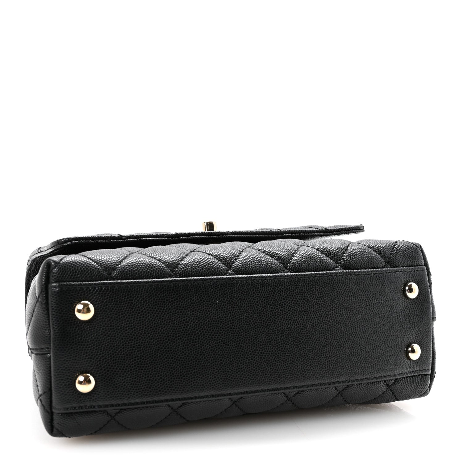 Chanel Caviar Quilted Mini Coco Handle Flap Black