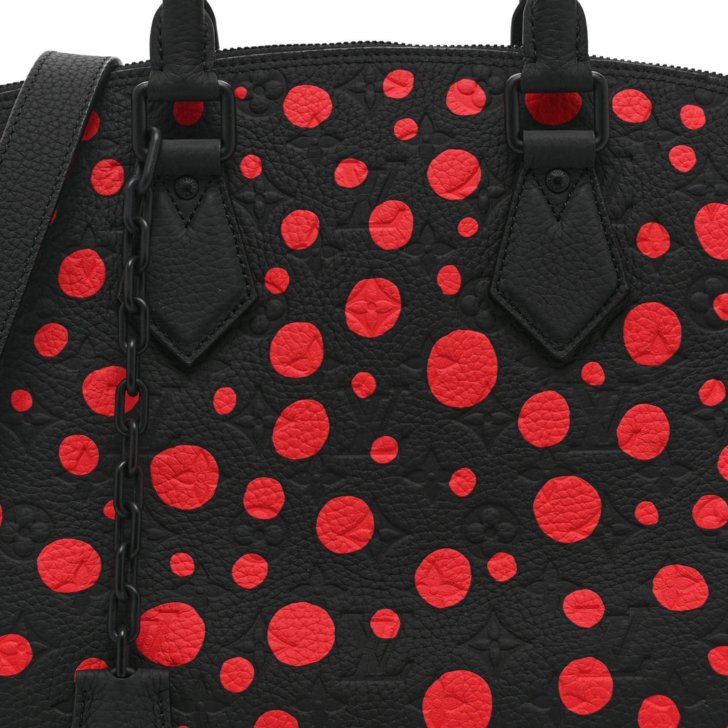 Louis Vuitton LV X YK Taurillon Lock It MM Black Red