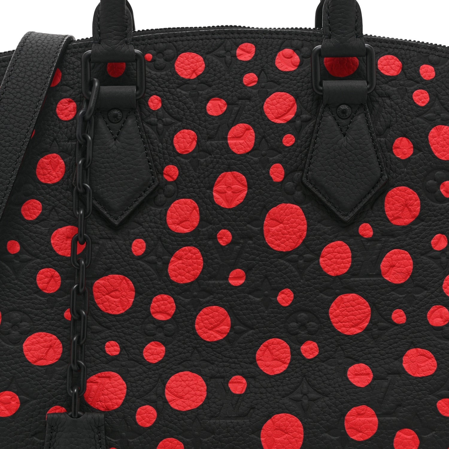 Louis Vuitton LV X YK Taurillon Lock It MM Black Red