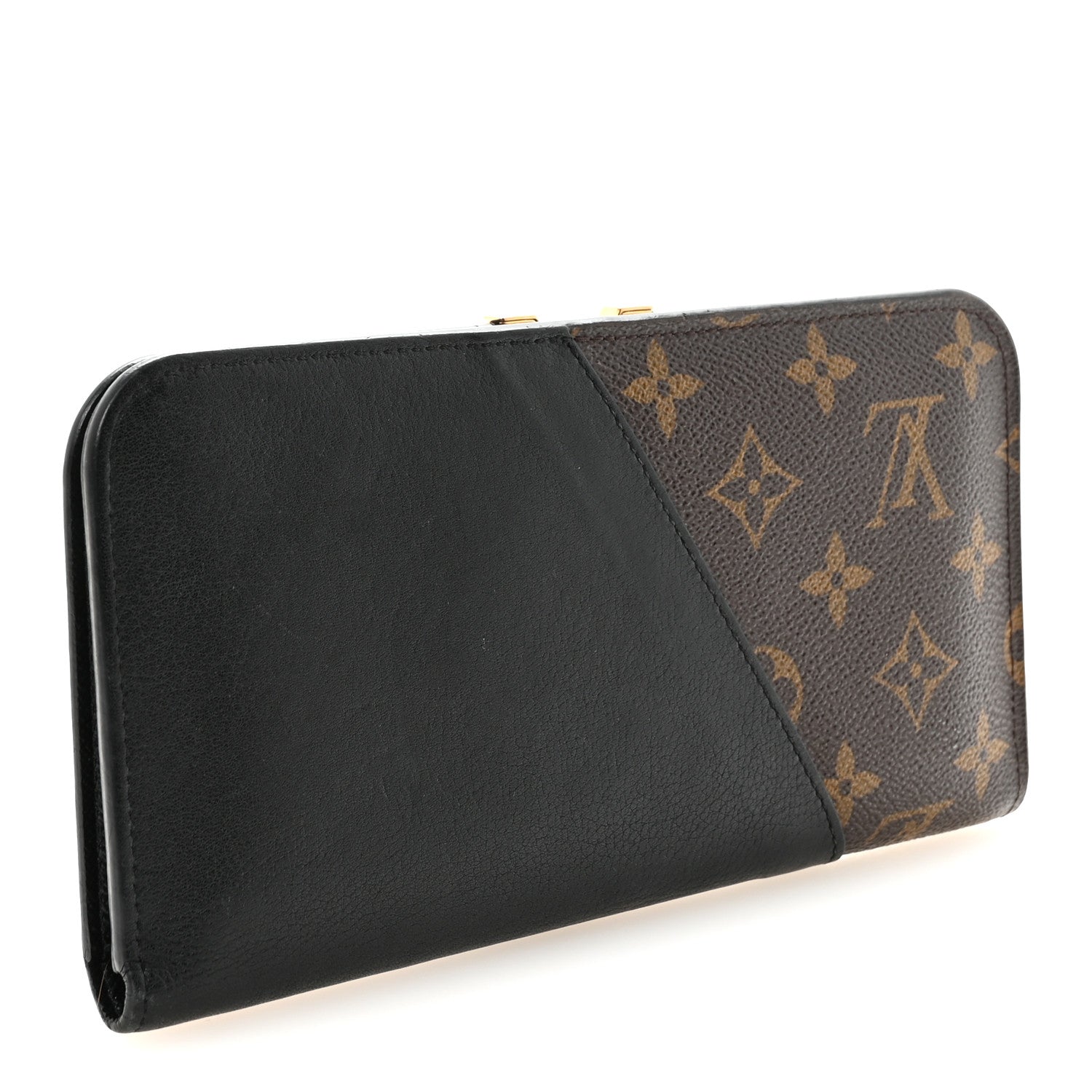 Louis Vuitton Monogram Monogram Kimono Wallet Black