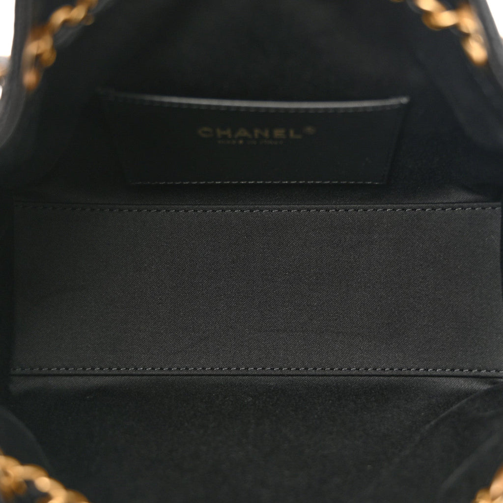 Chanel Caviar Quilted Mini Chanel 25 Handbag Black