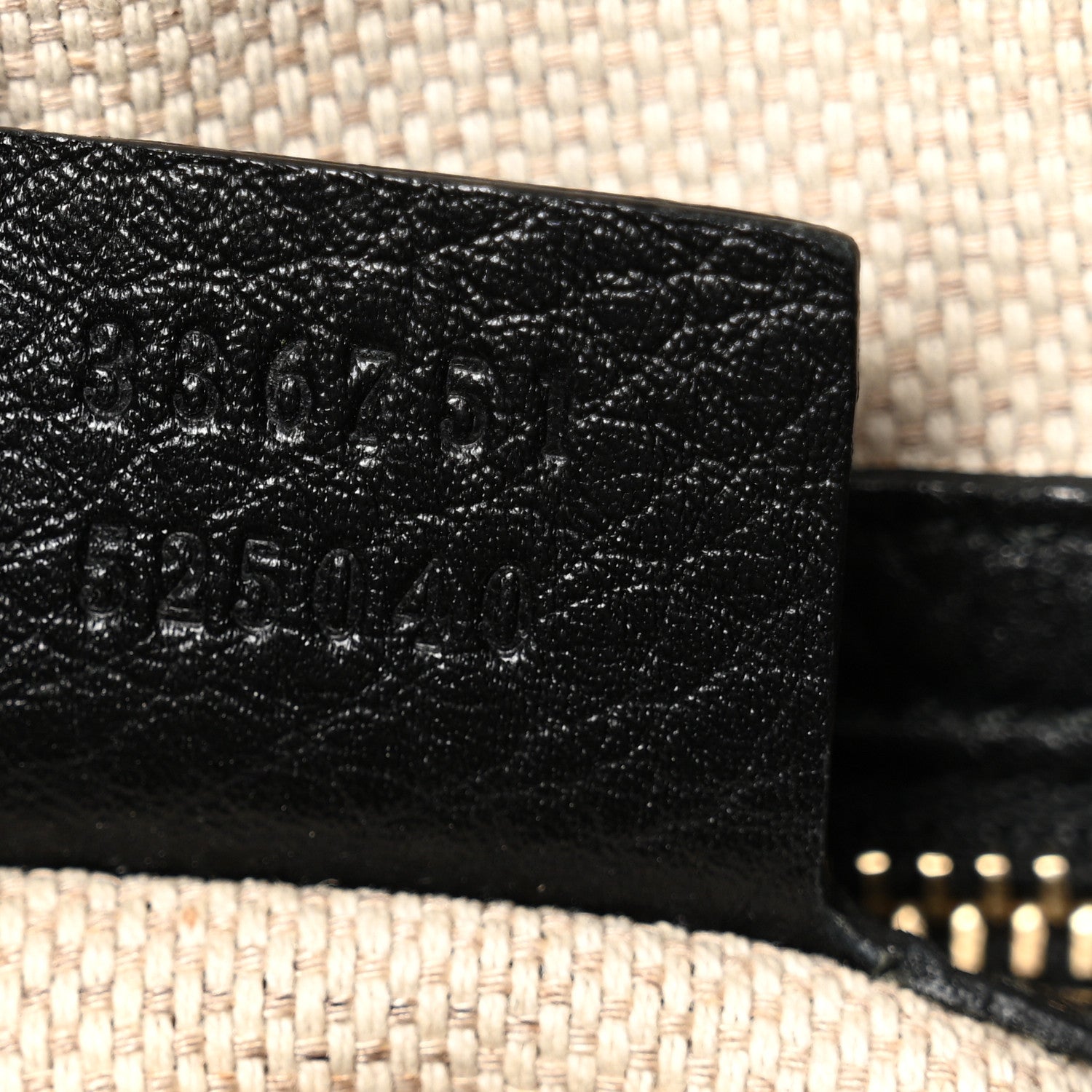 Gucci Pebbled Calfskin Small Soho Shoulder Bag Black