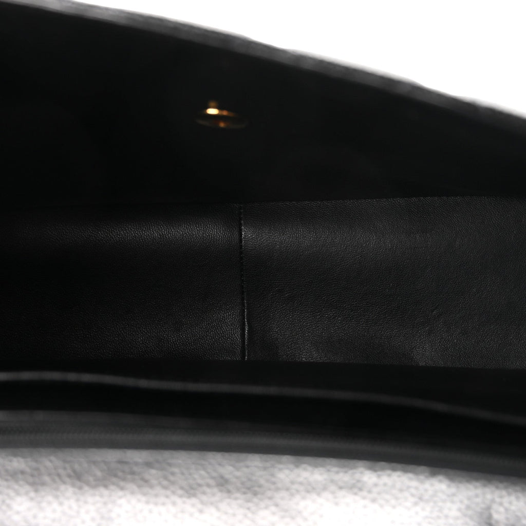 Chanel Caviar Jumbo Single Flap Black