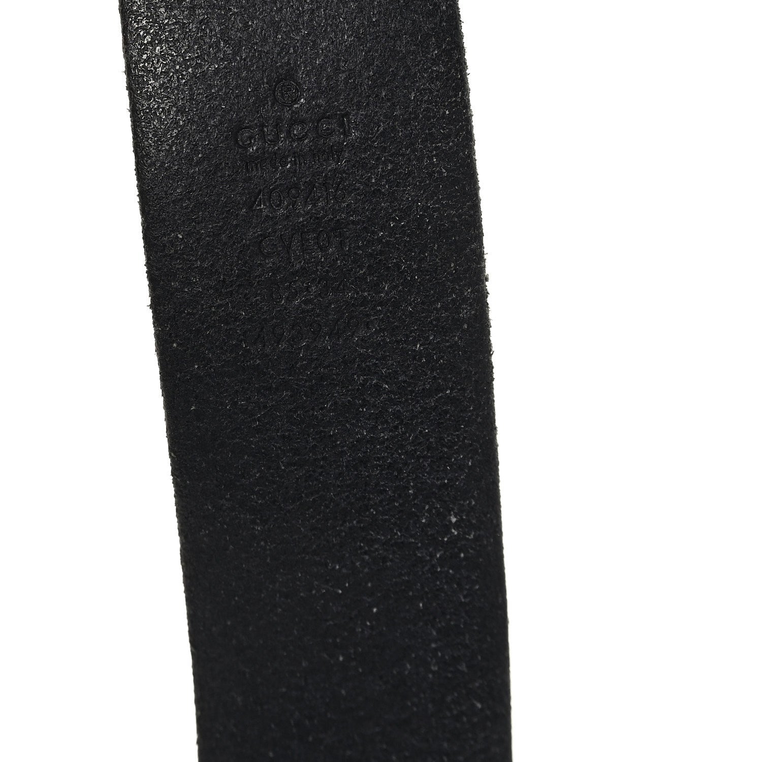 Gucci Faded Calfskin Double G 40mm Belt 85 34 Black